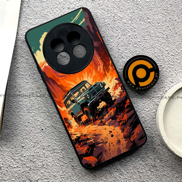 Realme 13 Pro Plus - Jeep Offroad - Premium Printed Metal soft Bumper shock Proof Case