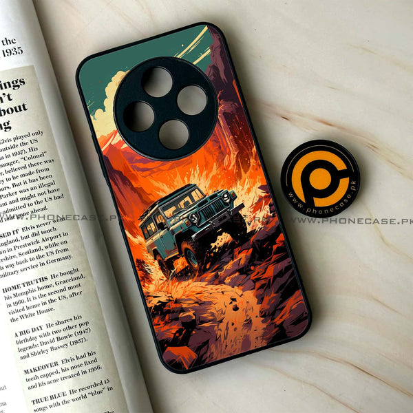 Oppo F27 Pro - Jeep Offroad - Premium Metal Printed soft Bumper Shock Proof Case
