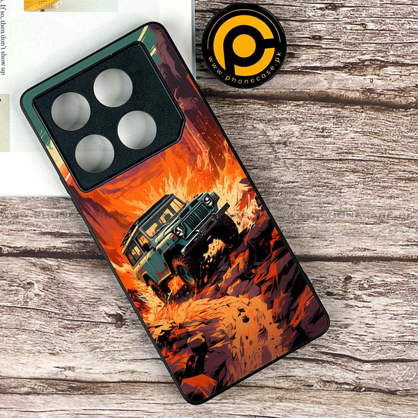 Infinix GT 20 Pro - Jeep Offroad -  Premium Printed Metal soft Bumper shock Proof Case