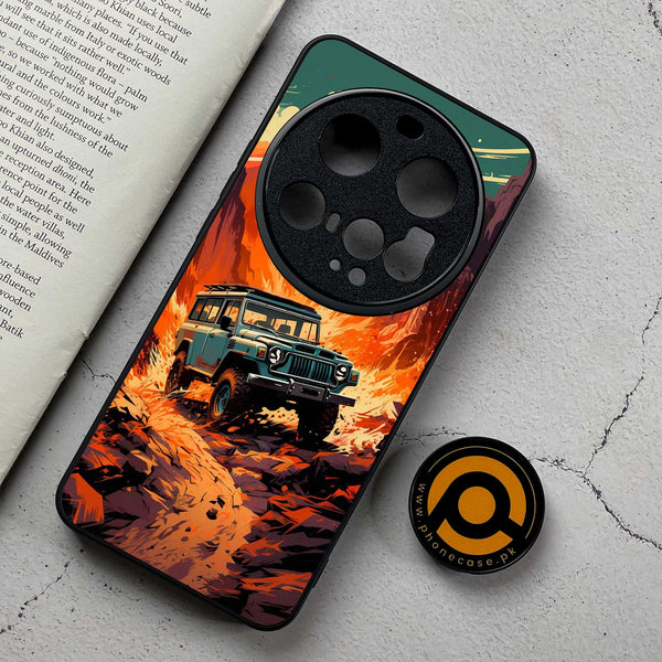 Xiaomi 15 Ultra - Jeep Offroad - Premium Metal Printed Soft Bumper Shockproof Case