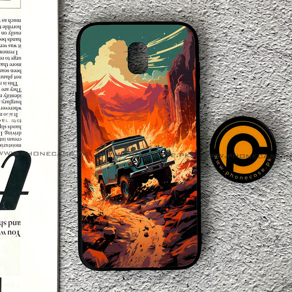 Samsung Galaxy J5 Pro 2017 - Jeep Offroad - Premium Printed Metal soft Bumper shock Proof Case