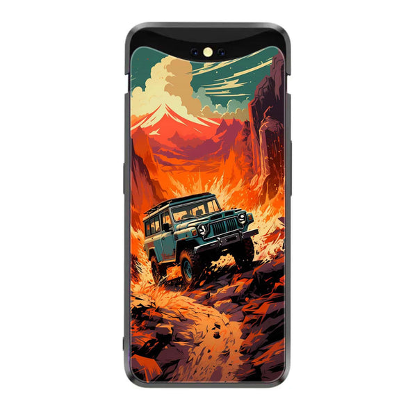 Oppo Find X - Jeep Offroad -  Premium Printed Metal soft Bumper shock Proof Case