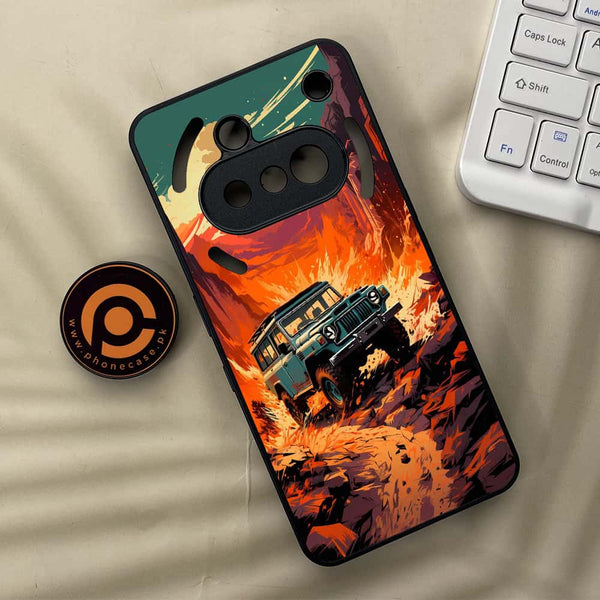 Nothing Phone 3a - Jeep Offroad - Premium Metal Printed soft Bumper shock Proof Case