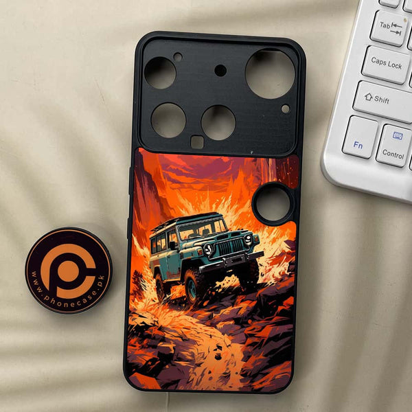Nothing Phone 3 - Jeep Offroad - Premium Metal Printed soft Bumper shock Proof Case