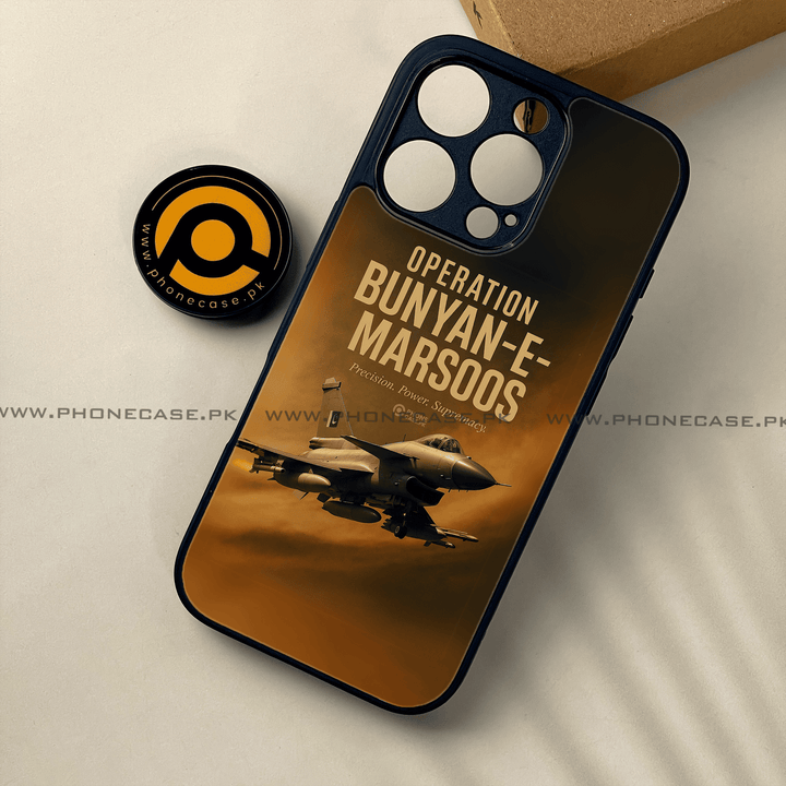 PAF Operation Bunyan-e- Marsoos - HQ Ultra Shine Premium Metal Phone Case All Models