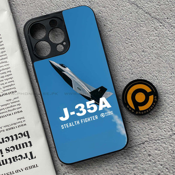 PAF J-35A Stealth Fighter - HQ Ultra Shine Premium Metal Phone Case All Models