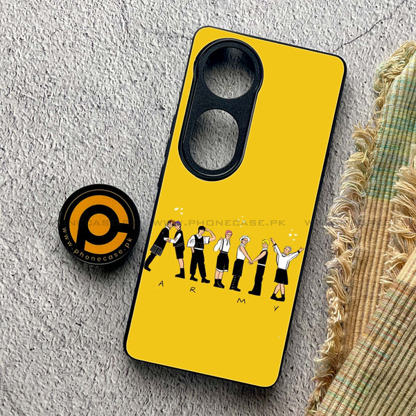 Vivo S19 Pro - K-POP Army Case Series - Premium Metal Printed soft Bumper shock Proof Case