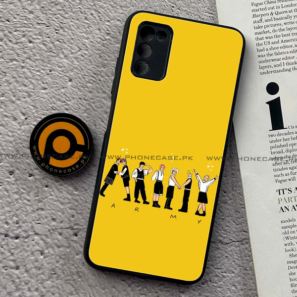 Samsung Galaxy A02s - K-POP Army Case Series - Premium Printed Metal soft Bumper shock Proof Case