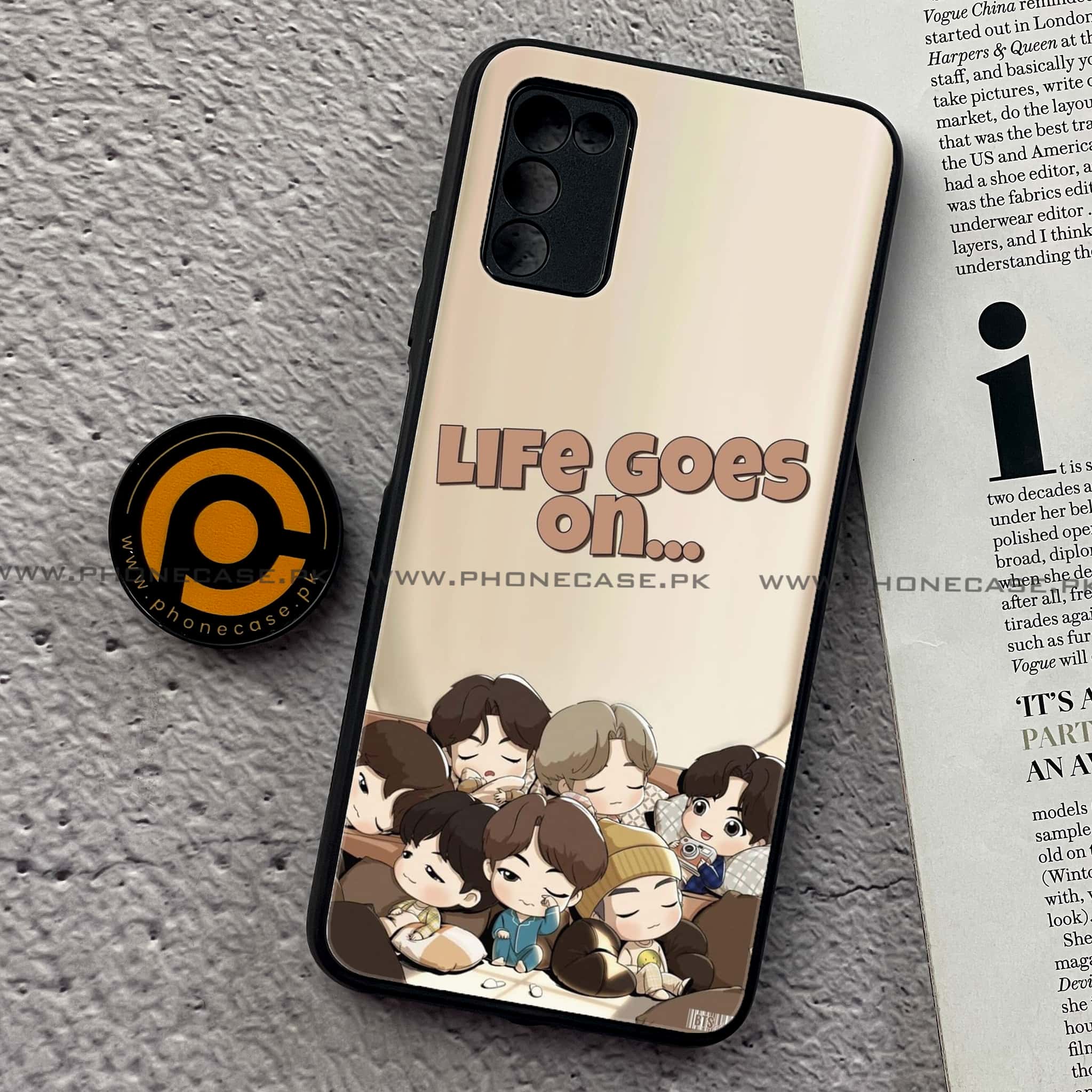 Samsung Galaxy A02s - K-POP Army Case Series - Premium Printed Metal soft Bumper shock Proof Case