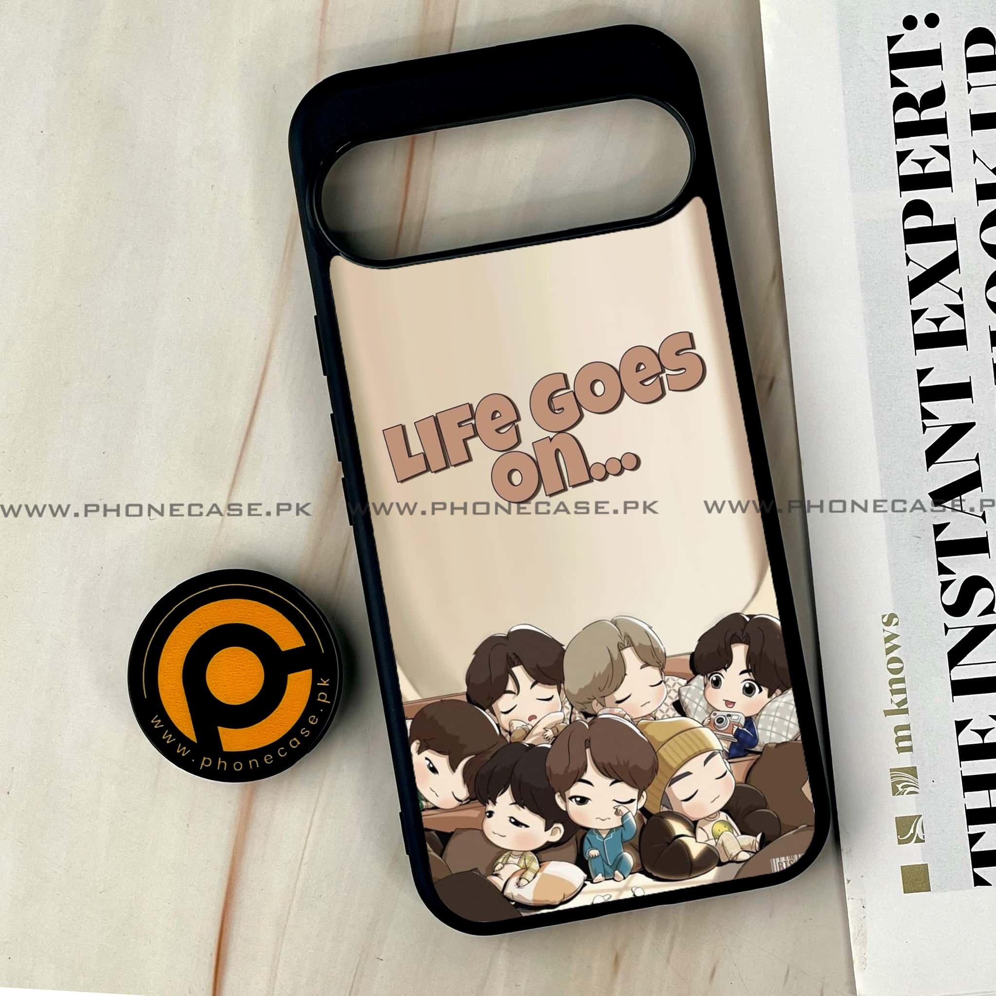 Google Pixel 9 Pro XL - K-POP Army Case Series - Premium Metal Printed soft Bumper Shock Proof Case