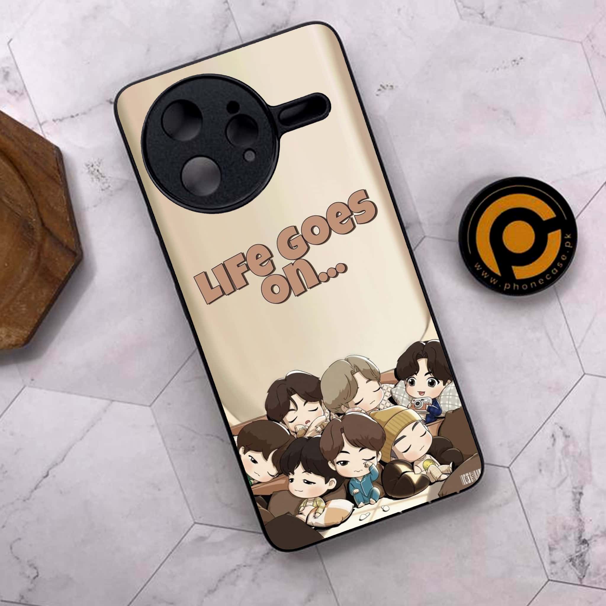 Xiaomi Poco F7 Ultra 5G - K-POP Army Case Series - Premium Metal Printed soft Bumper shock Proof Case