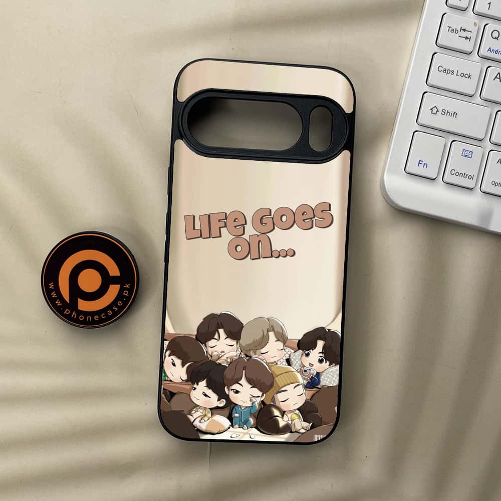 Google Pixel 10  - K-POP Army Case Series - Premium Metal Printed soft Bumper Shockof Case