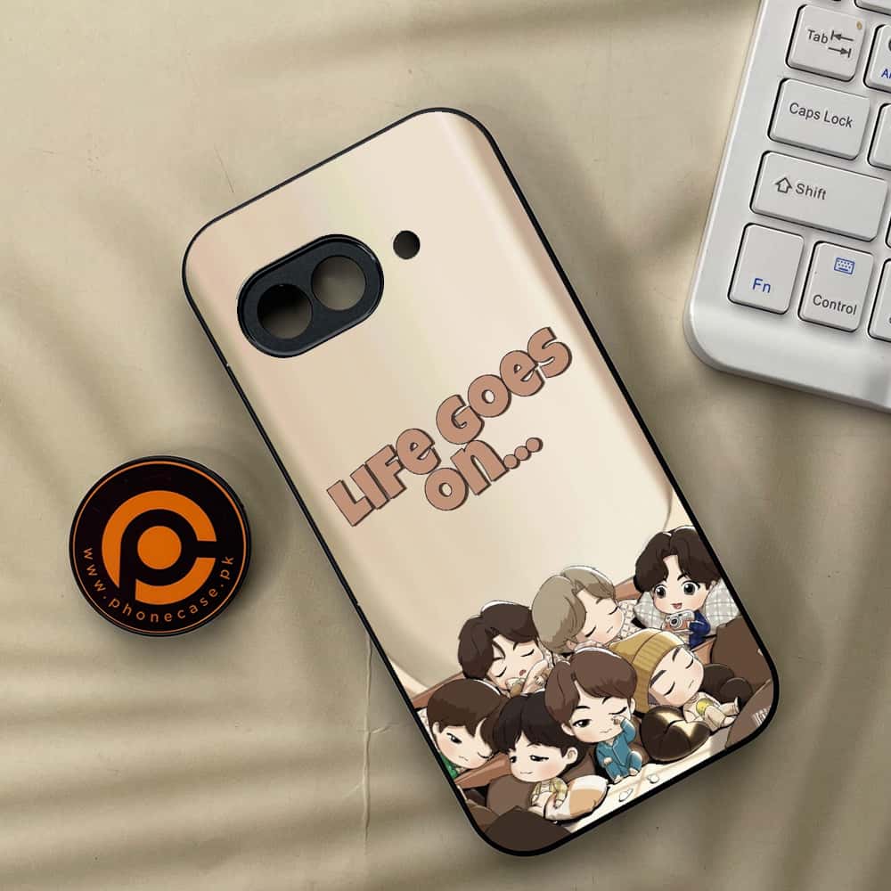 Google Pixel 9a - K-POP Army Case Series - Premium Metal Printed soft Bumper Shock Proof Case