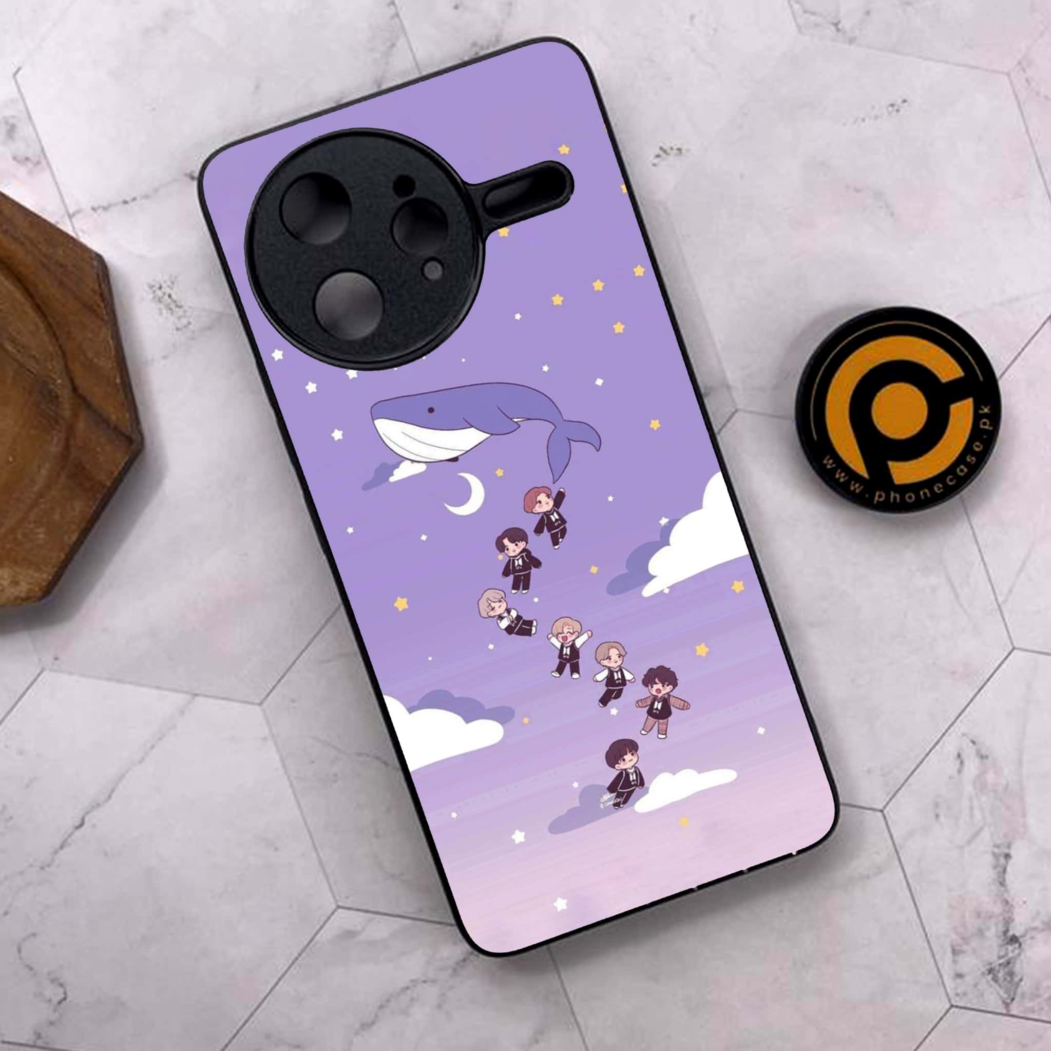 Xiaomi Poco F7 Ultra 5G - K-POP Army Case Series - Premium Metal Printed soft Bumper shock Proof Case