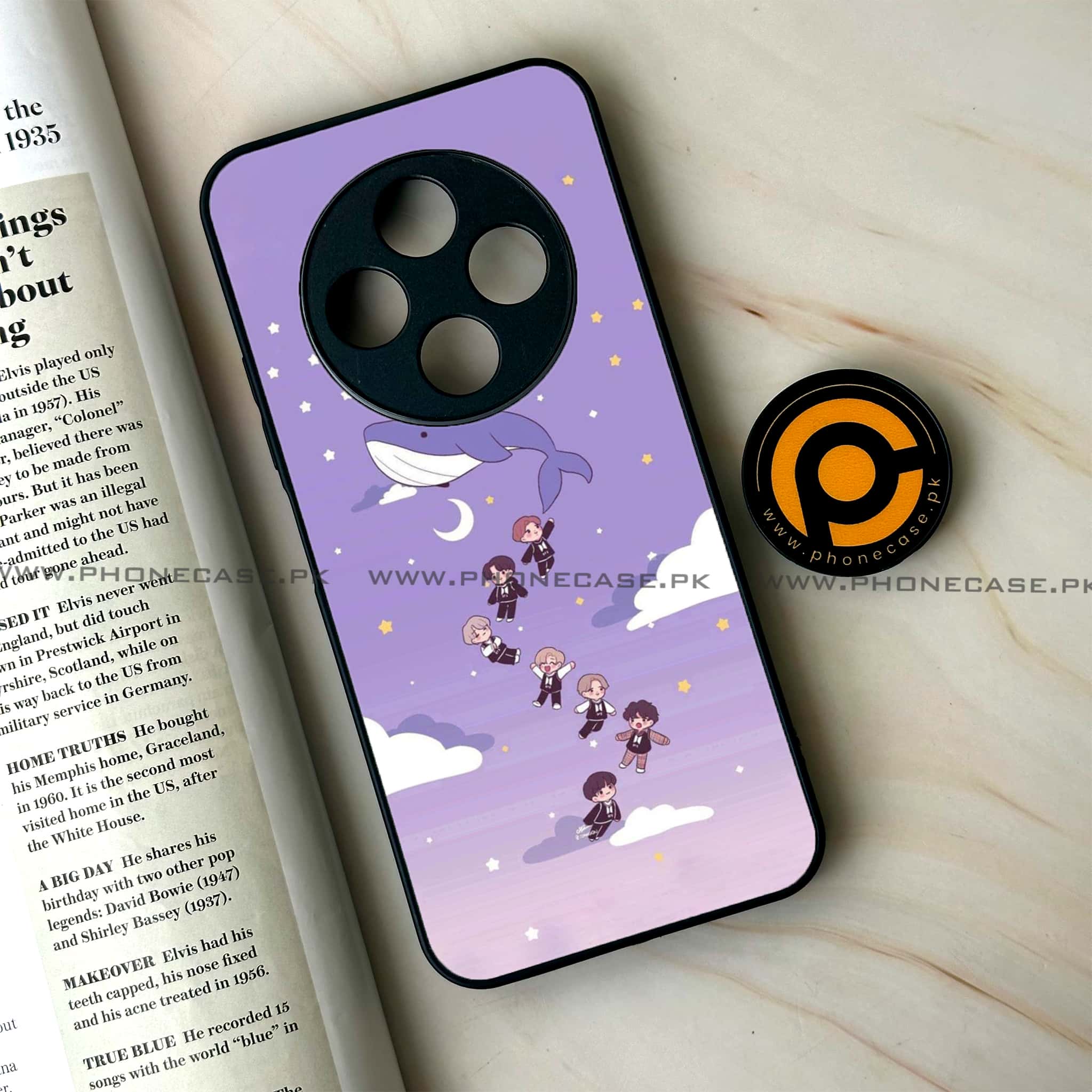 Oppo F27 Pro Plus - K-POP Army Case Series - Premium Metal Printed soft Bumper Shock Proof Case