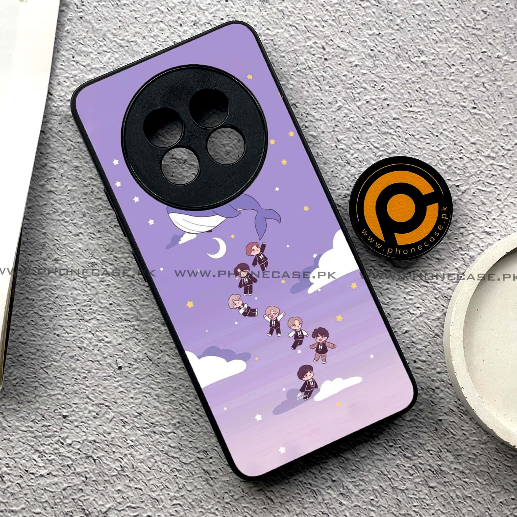 Realme 13 Pro Plus -   K-POP ARMY CASE - Premium Printed Metal soft Bumper shock Proof Case