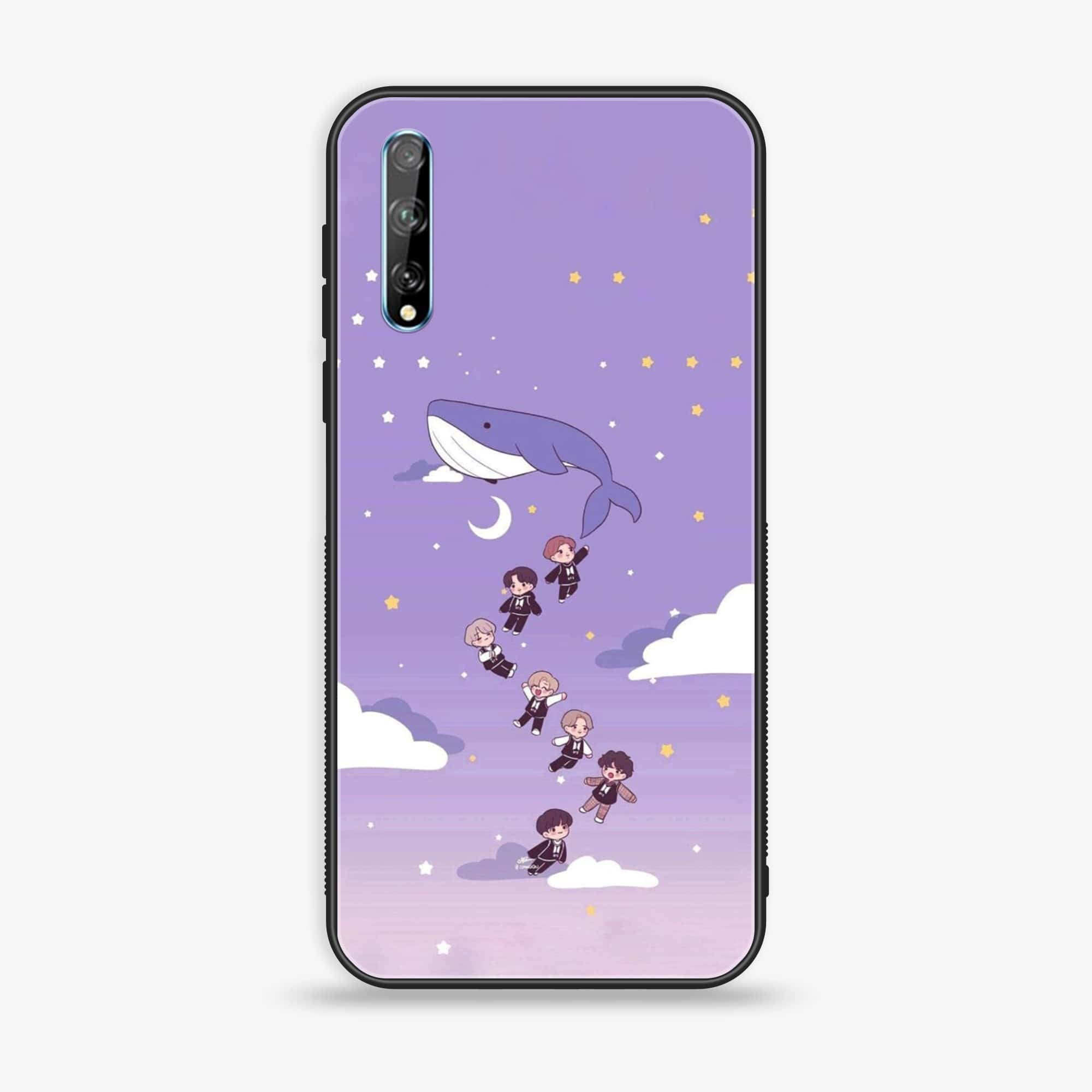 Huawei Y8p - K-POP Army Case Series - Premium Printed Glass soft Bumper shock Proof Case