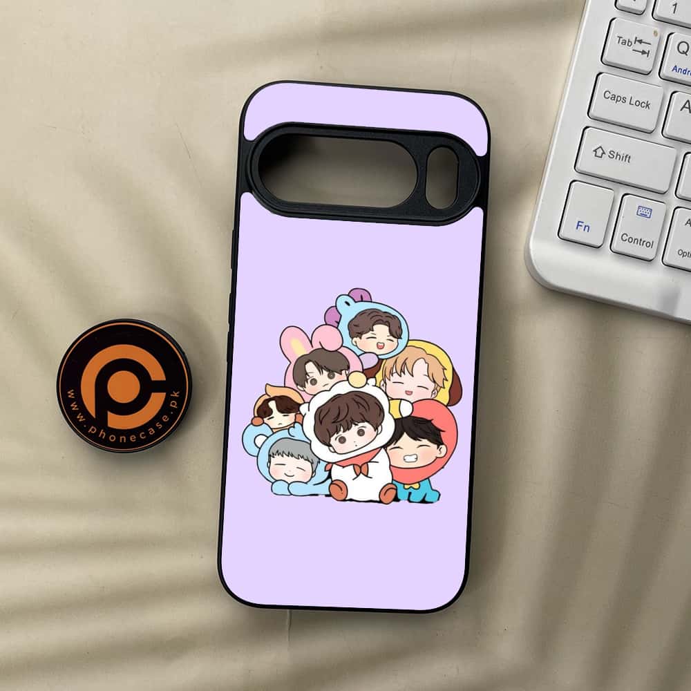 Google Pixel 10  - K-POP Army Case Series - Premium Metal Printed soft Bumper Shockof Case