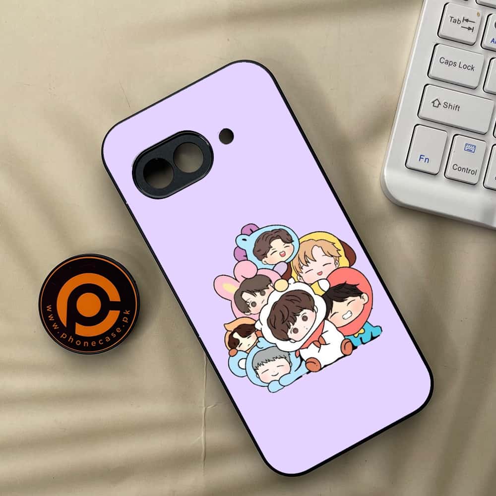 Google Pixel 9a - K-POP Army Case Series - Premium Metal Printed soft Bumper Shock Proof Case