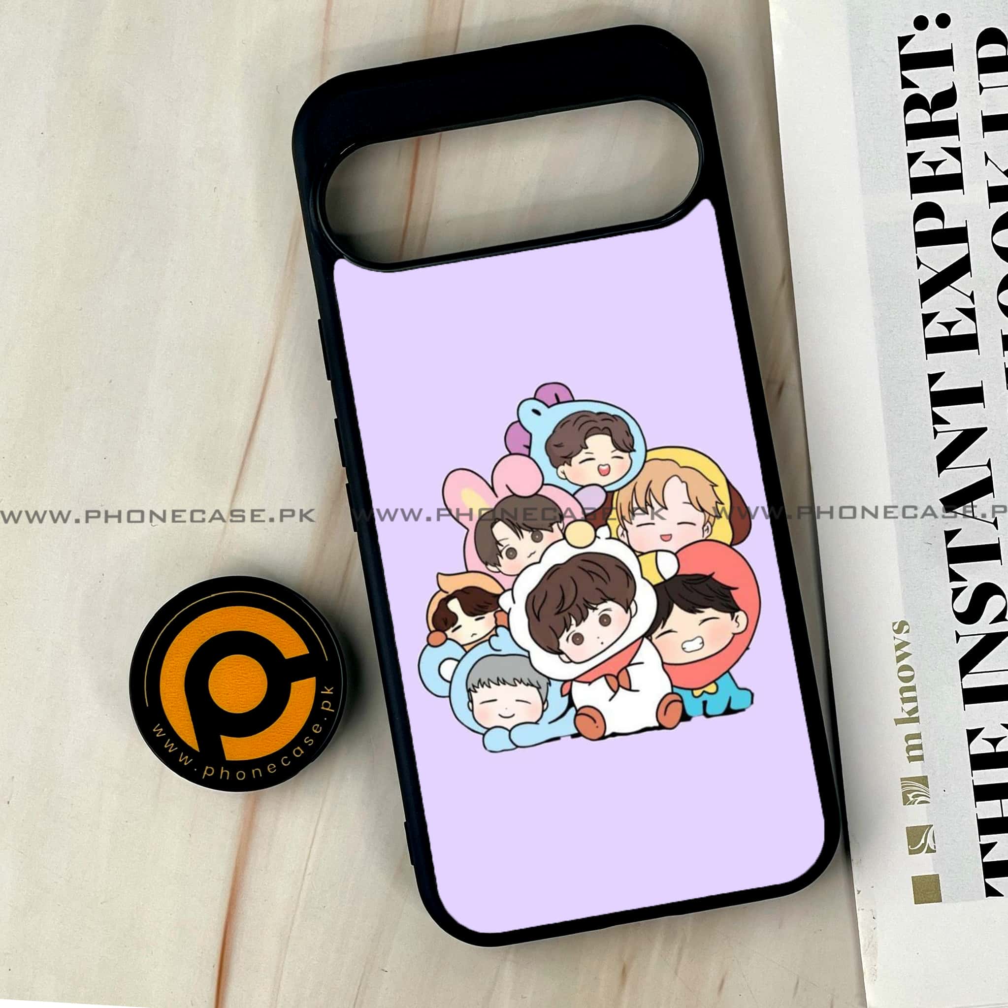 Google Pixel 9 Pro XL - K-POP Army Case Series - Premium Metal Printed soft Bumper Shock Proof Case