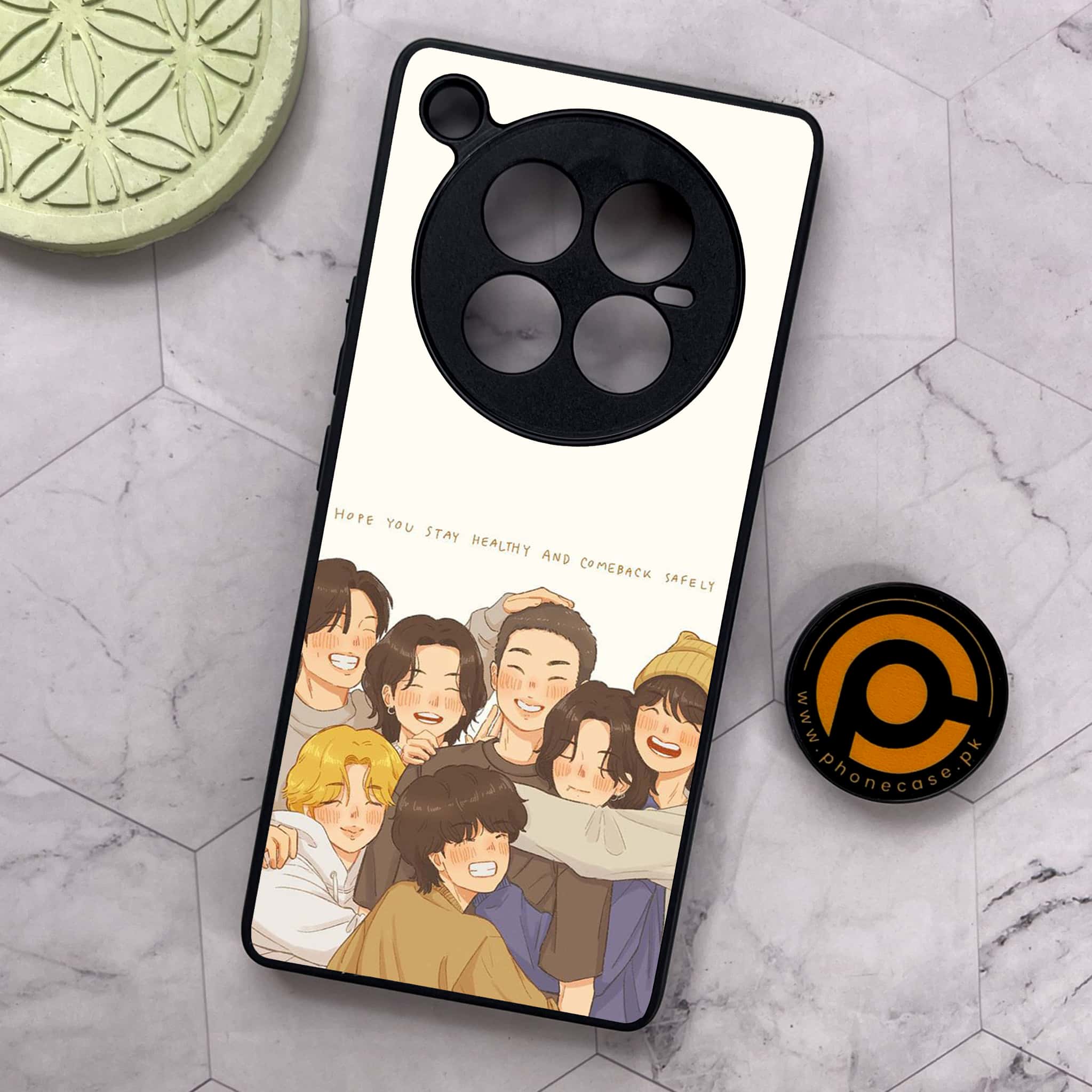 Infinix Zero 40 5G - K-POP Army Case Series - Premium Metal Printed soft Bumper shock Proof Case