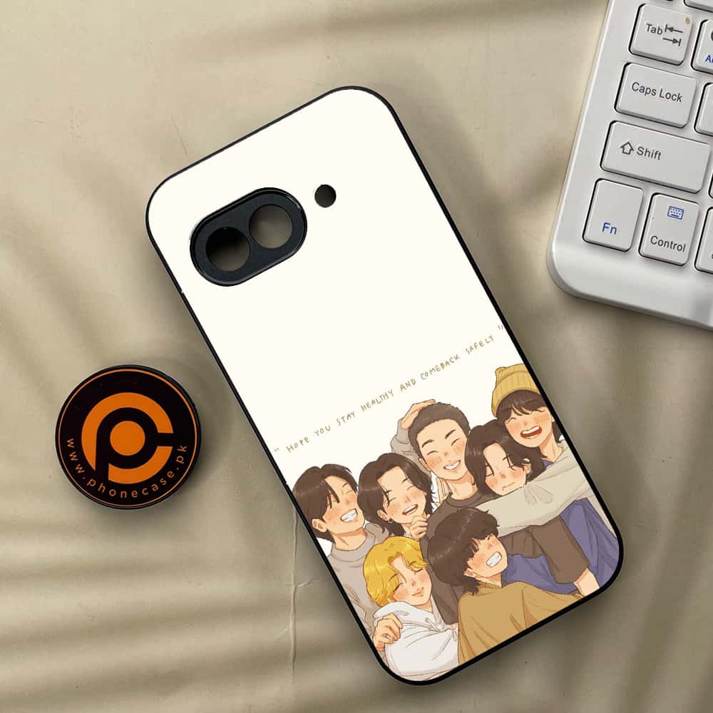 Google Pixel 9a - K-POP Army Case Series - Premium Metal Printed soft Bumper Shock Proof Case