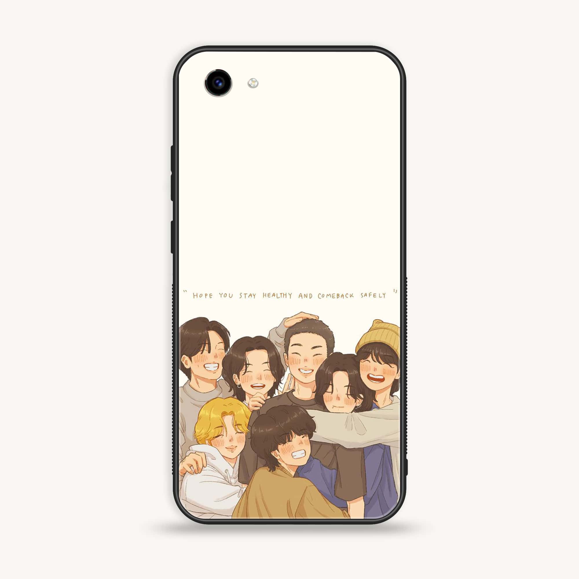 Vivo Y83 - K-POP Army Case Series - Premium Printed Glass soft Bumper shock Proof Case
