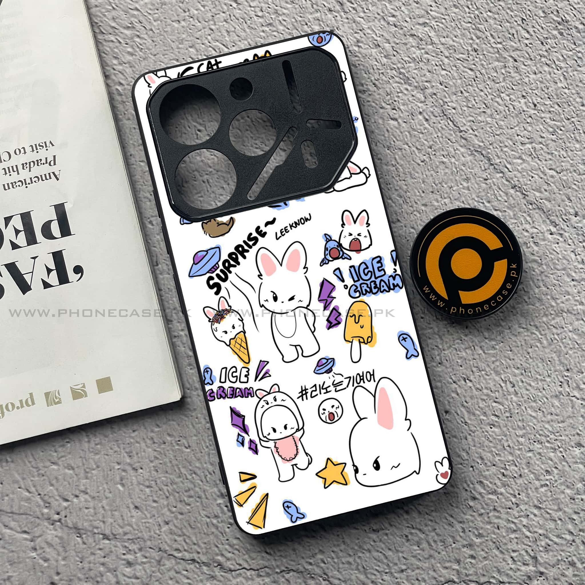Tecno Pova 6 Pro - K-POP Army Case Series - Premium Printed Glass soft Bumper shock Proof Case