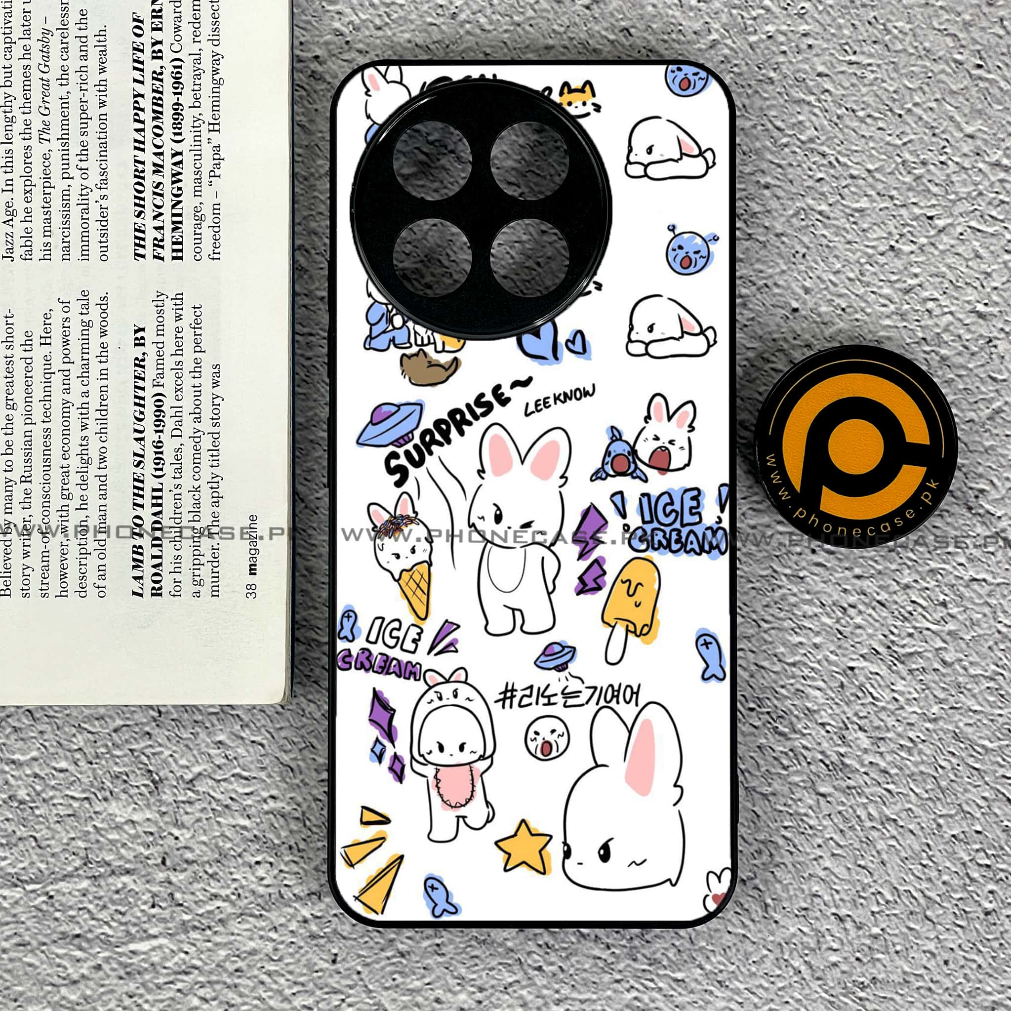 OnePlus Ace 5 - K-POP Army Case Series - Premium Metal Printed soft Bumper shock Proof Case