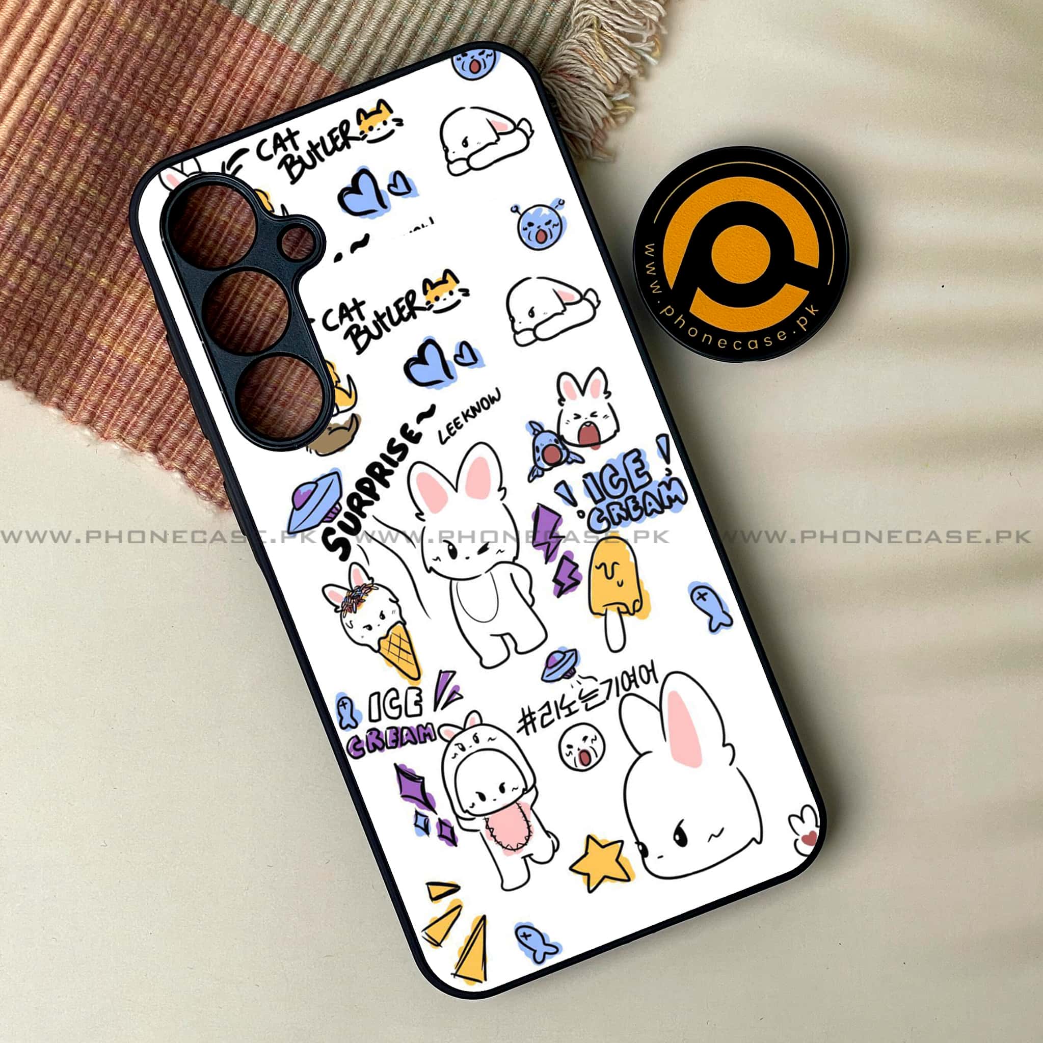 Samsung Galaxy A25 - K-POP Army Case Series - Premium Printed Glass soft Bumper shock Proof Case