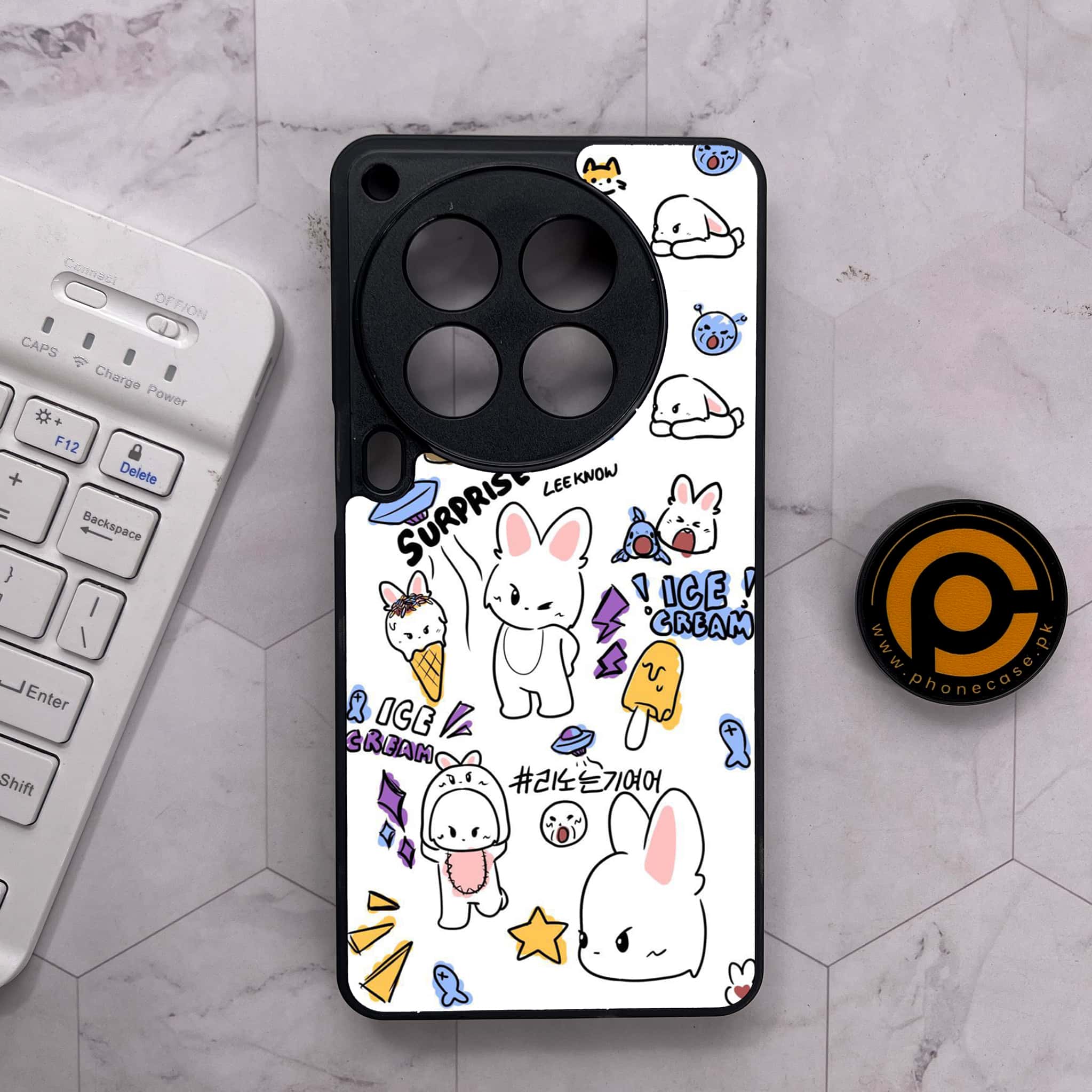 Tecno Camon 30 Premier - K-POP Army Case Series - Premium Metal Printed soft Bumper shock Proof Case