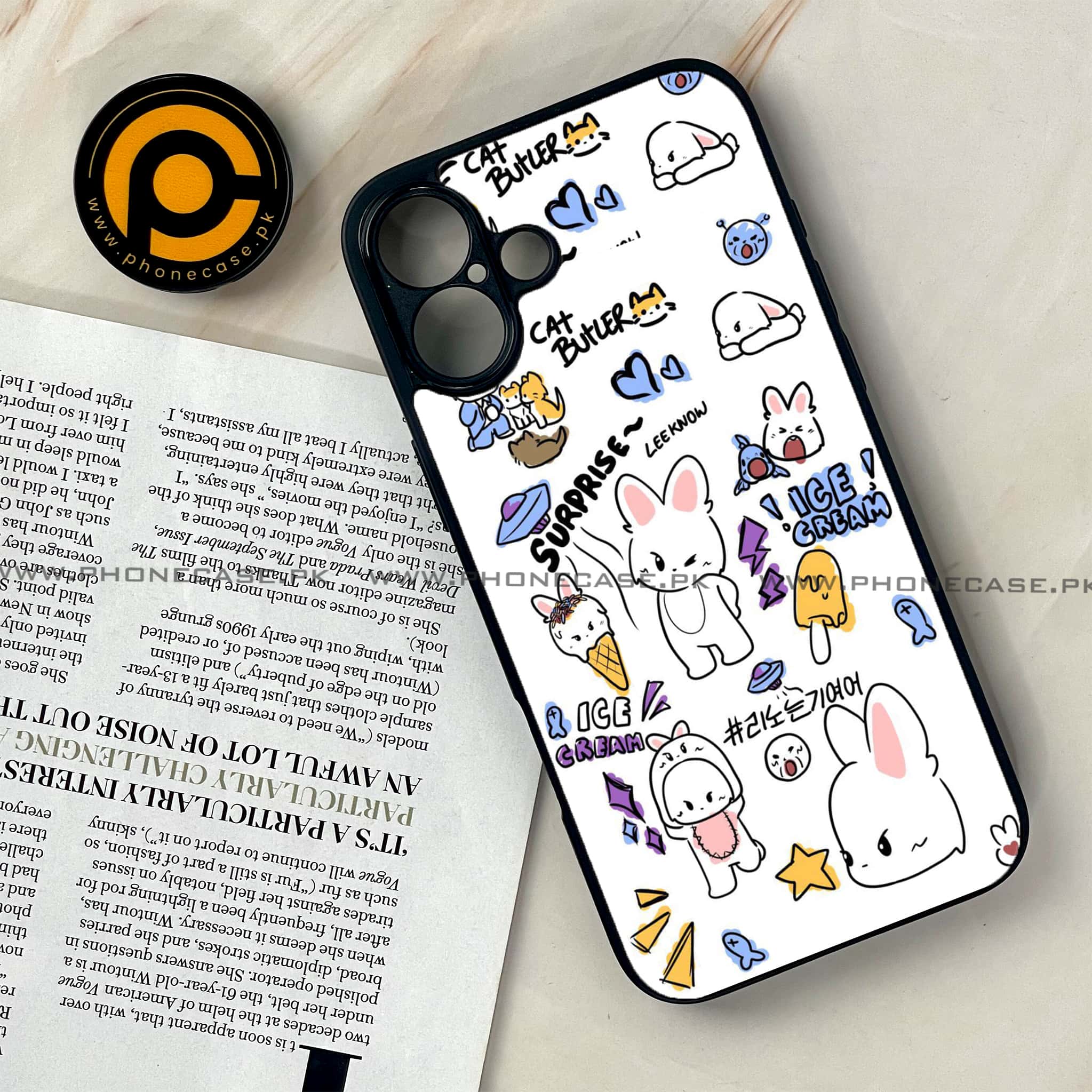 iPhone 16 Plus -  K-POP ARMY CASE - Premium Metal Printed soft Bumper shock Proof Case