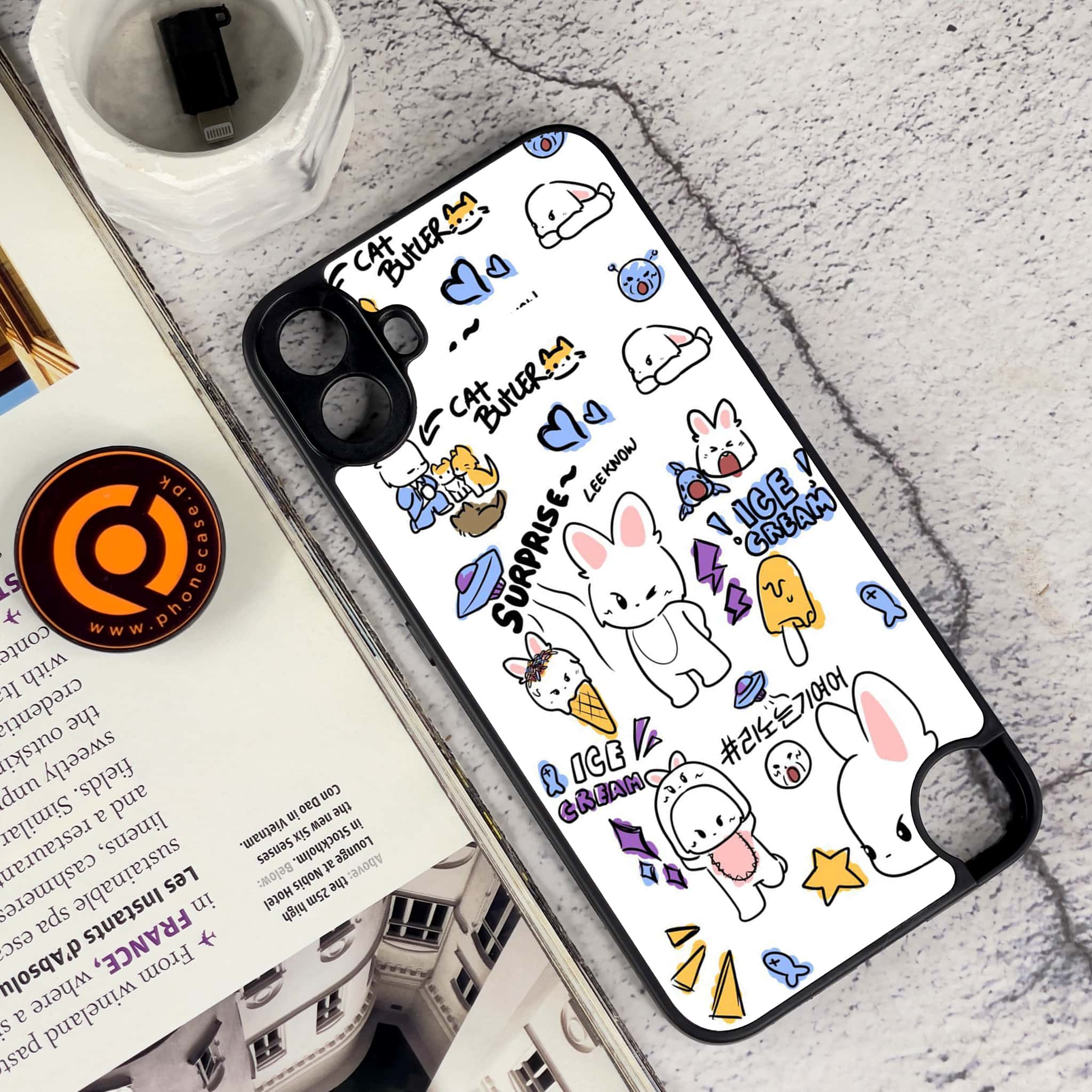 Nothing CMF Phone 1 - K-POP Army Case Series - Premium Metal Printed soft Bumper Shock Proof Case