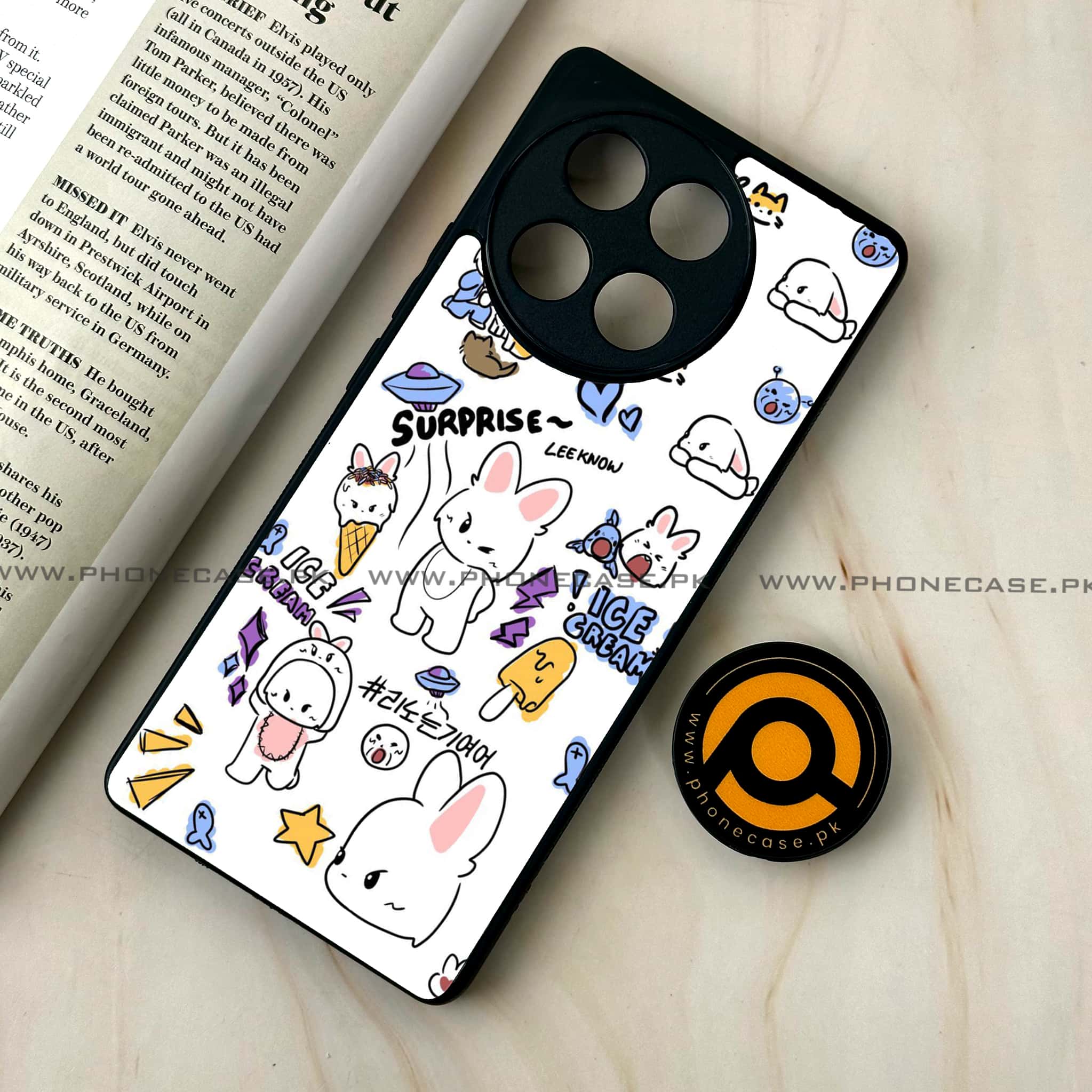 Tecno Camon 30s - K-POP ARMY CASE - Premium Metal Printed soft Bumper shock Proof Case