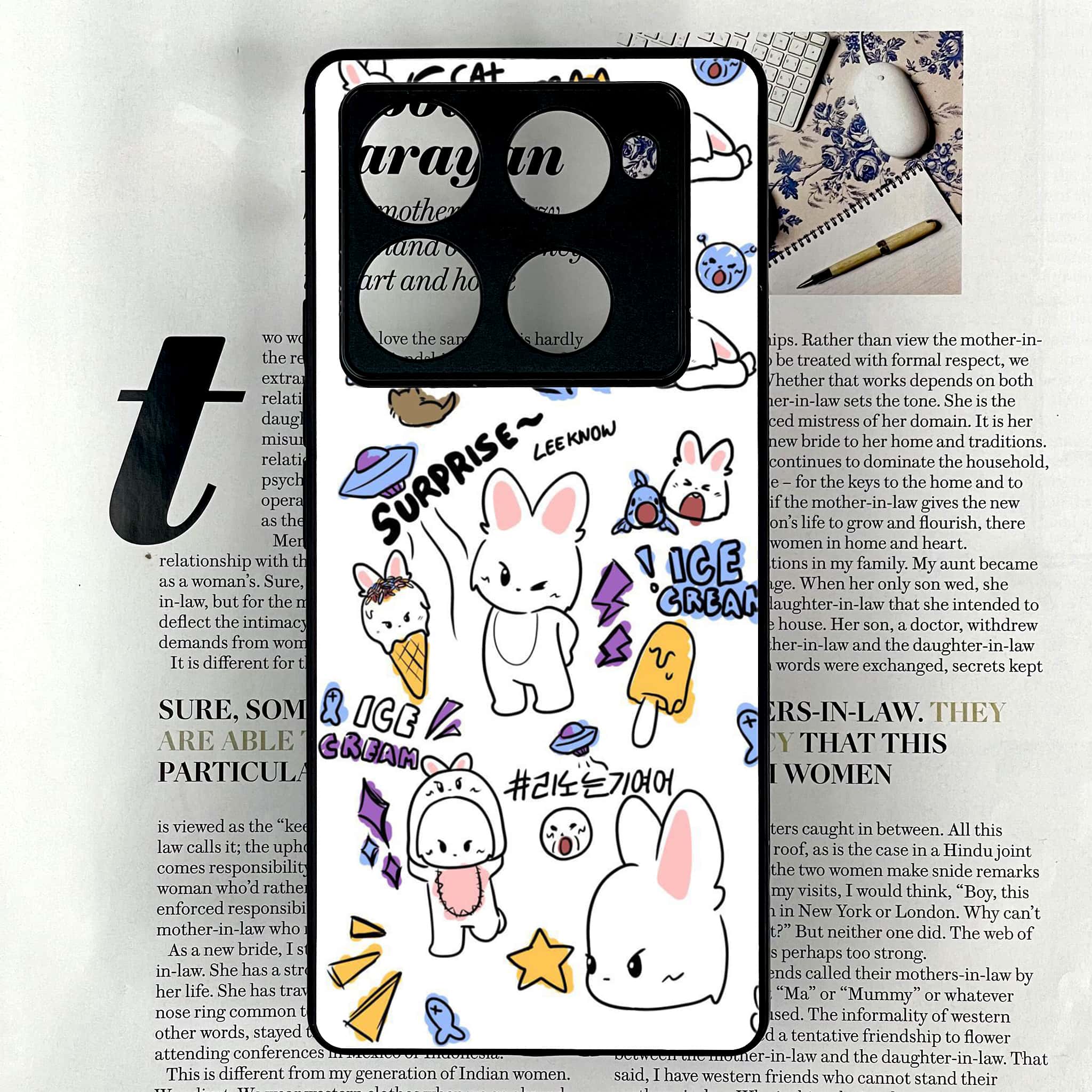 Infinix Note 40 Pro Plus - K-POP Army Case Series - Premium Metal Printed soft Bumper shock Proof Case