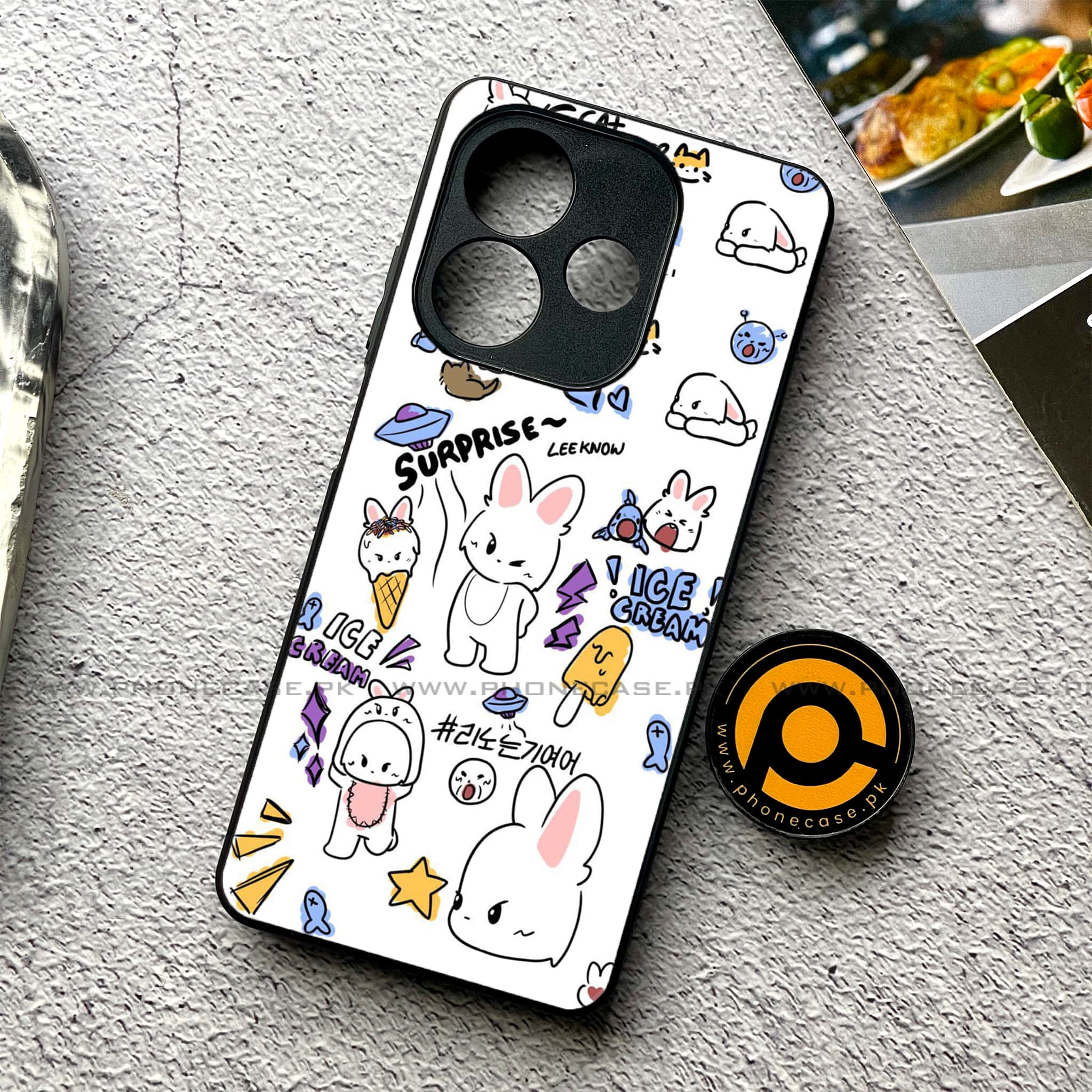 Oppo A5 Pro - K-POP ARMY CASE - Premium Metal Printed soft Bumper shock Proof Case