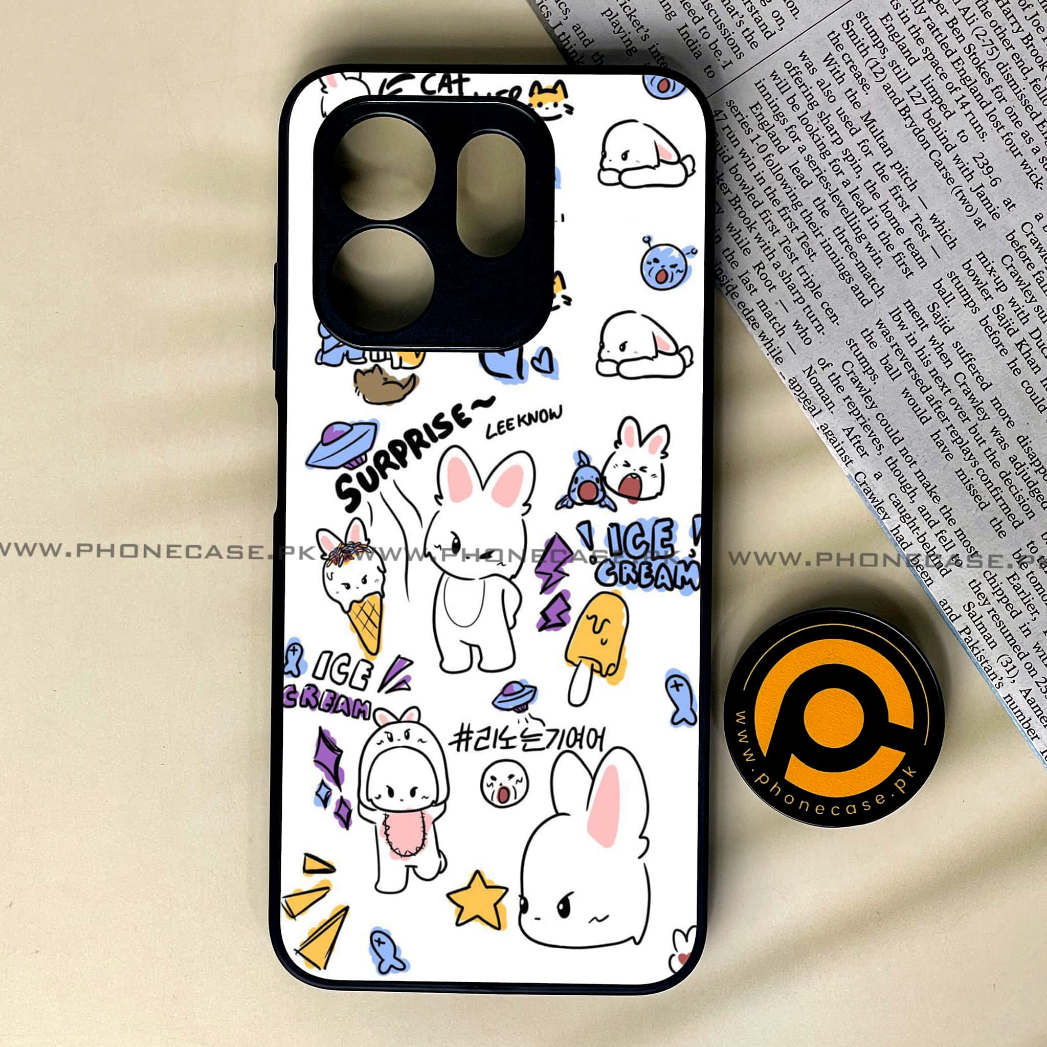 Infinix Smart 9 HD - K-POP ARMY CASE - Premium Metal Printed soft Bumper shock Proof Case