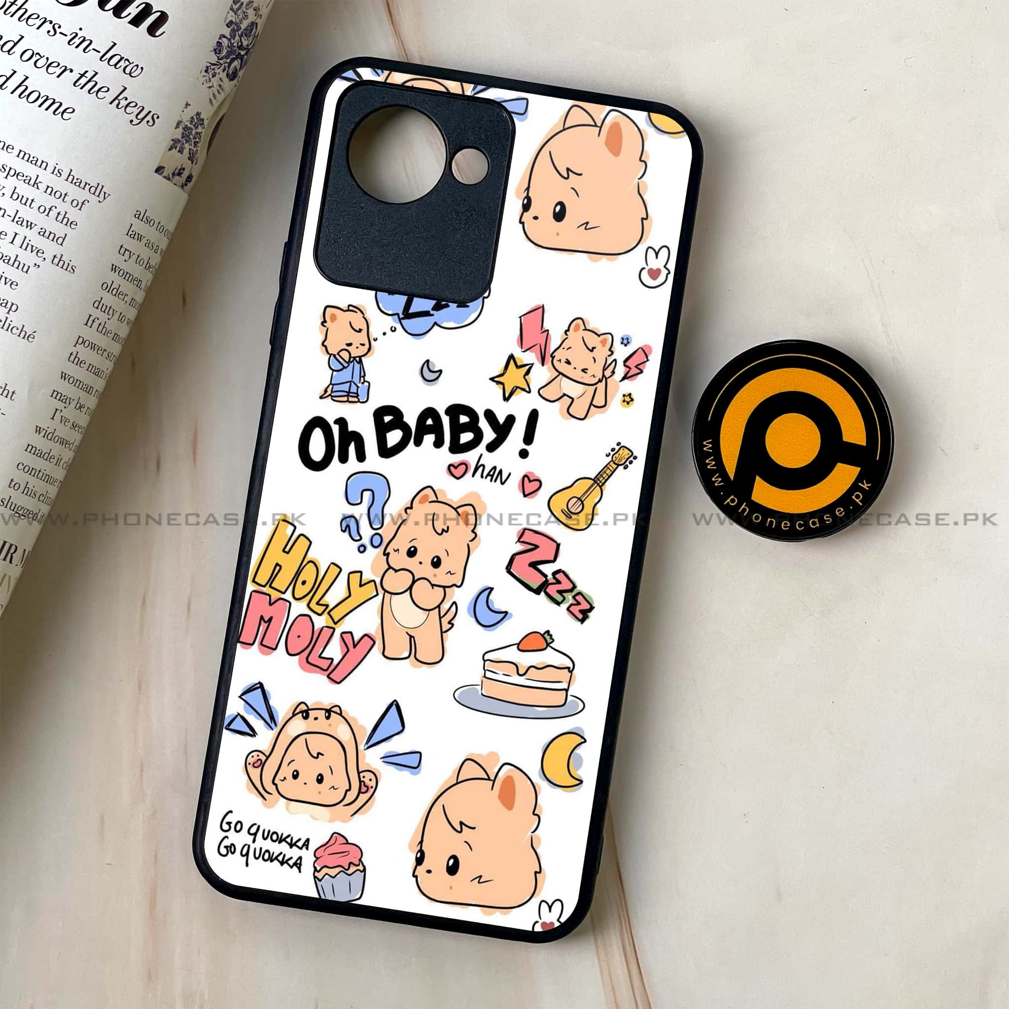 Realme C30 - K-POP ARMY CASE - Premium Printed Glass soft Bumper shock Proof Case