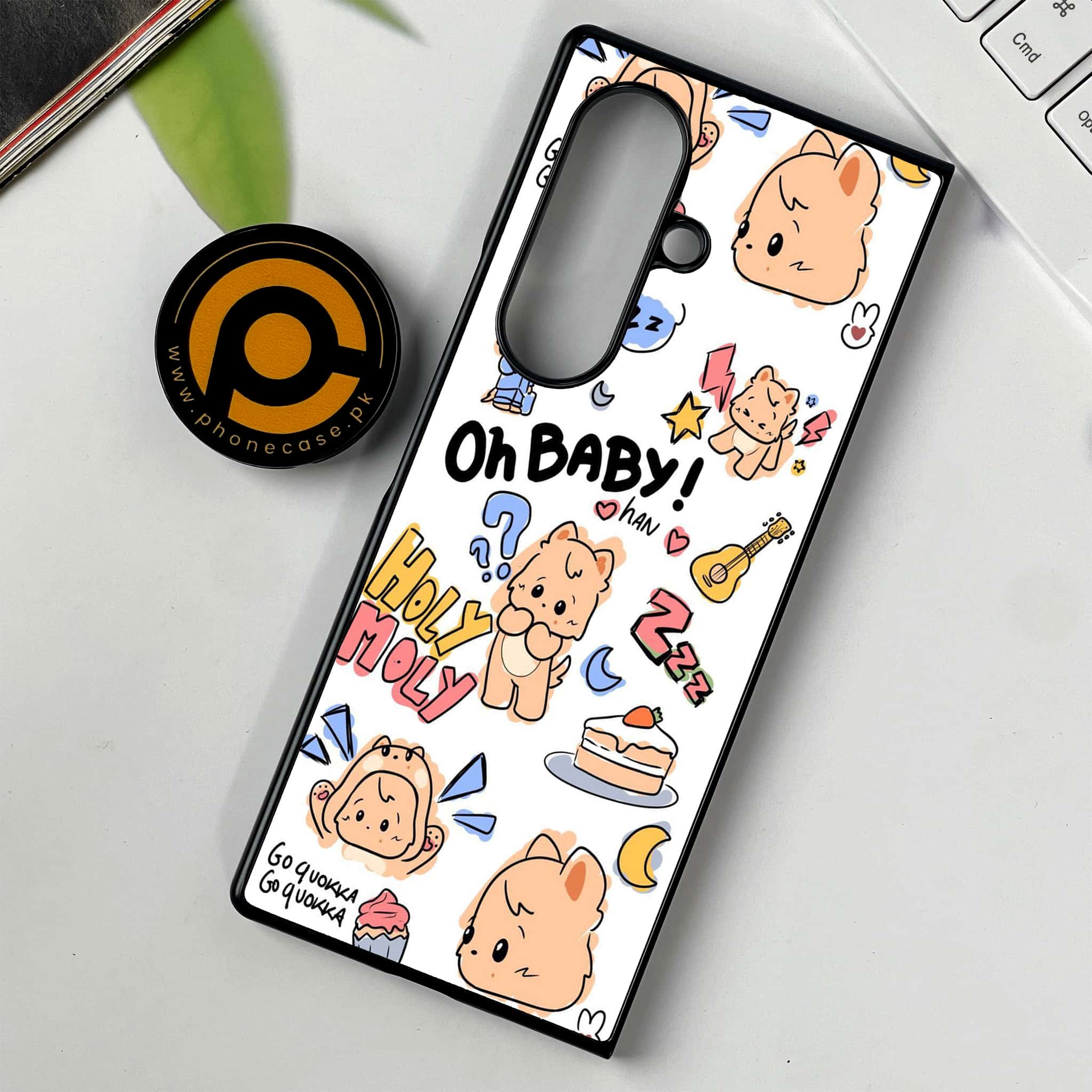 Samsung Galaxy Z Fold 7 - K-POP ARMY CASE- Premium Metal Printed soft Bumper shock Proof Case
