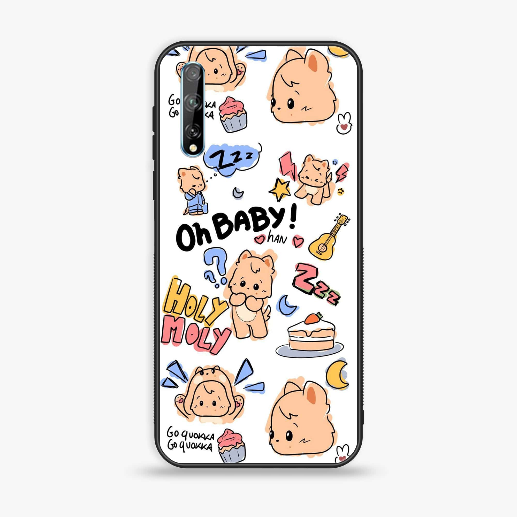 Huawei Y8p - K-POP Army Case Series - Premium Printed Glass soft Bumper shock Proof Case