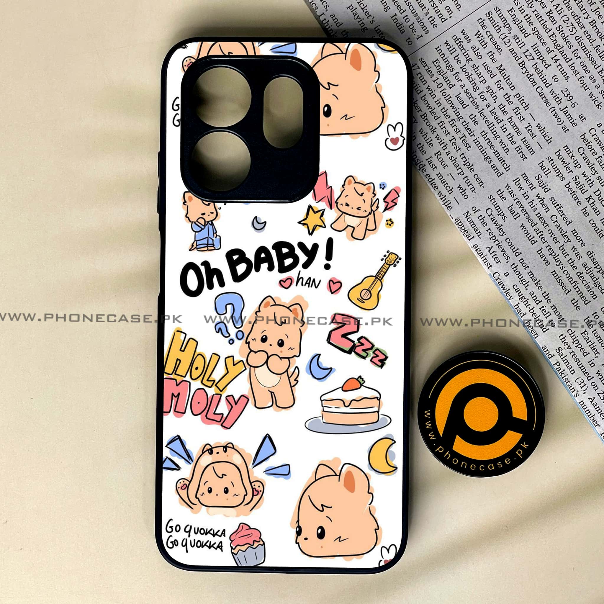 Infinix Smart 9 HD - K-POP ARMY CASE - Premium Metal Printed soft Bumper shock Proof Case