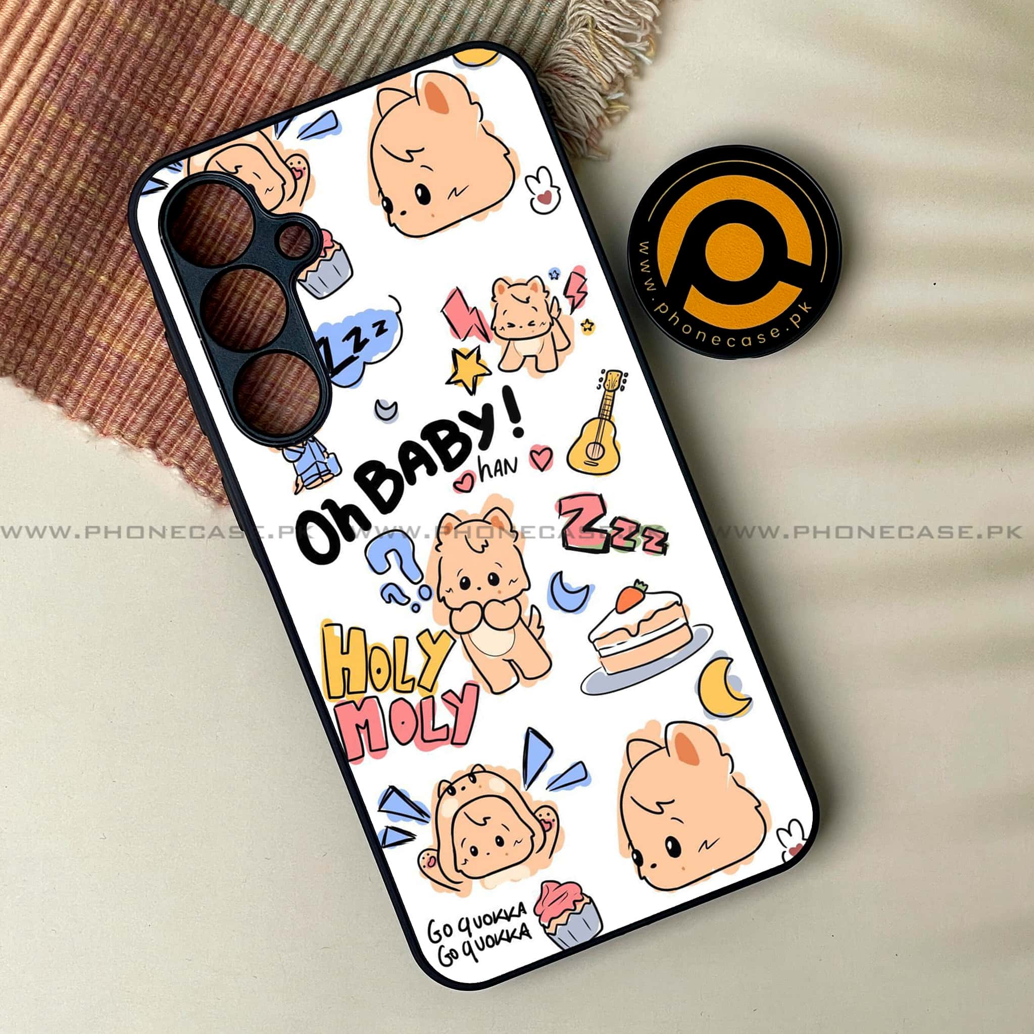 Samsung Galaxy A25 - K-POP Army Case Series - Premium Printed Glass soft Bumper shock Proof Case