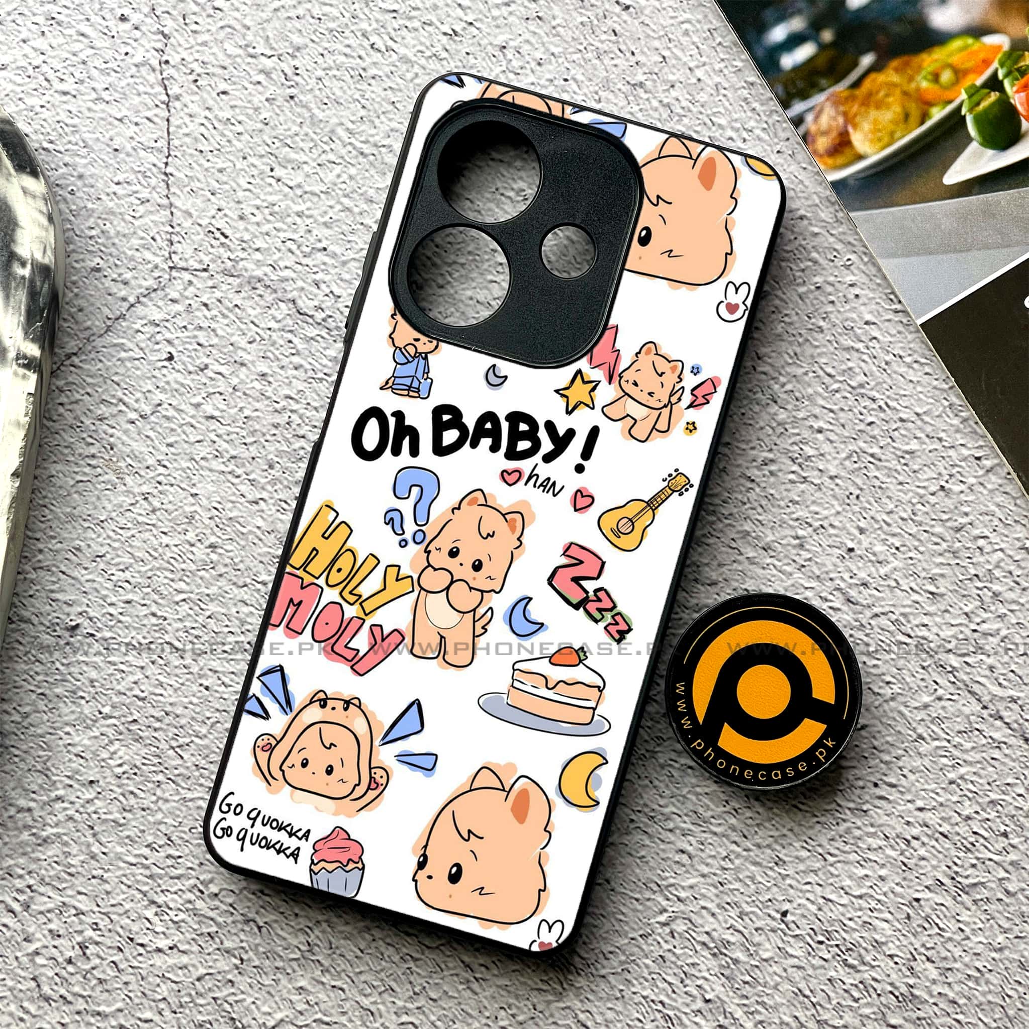 Oppo A3x -  K-POP ARMY CASE  - Premium Printed Metal soft Bumper shock Proof Case