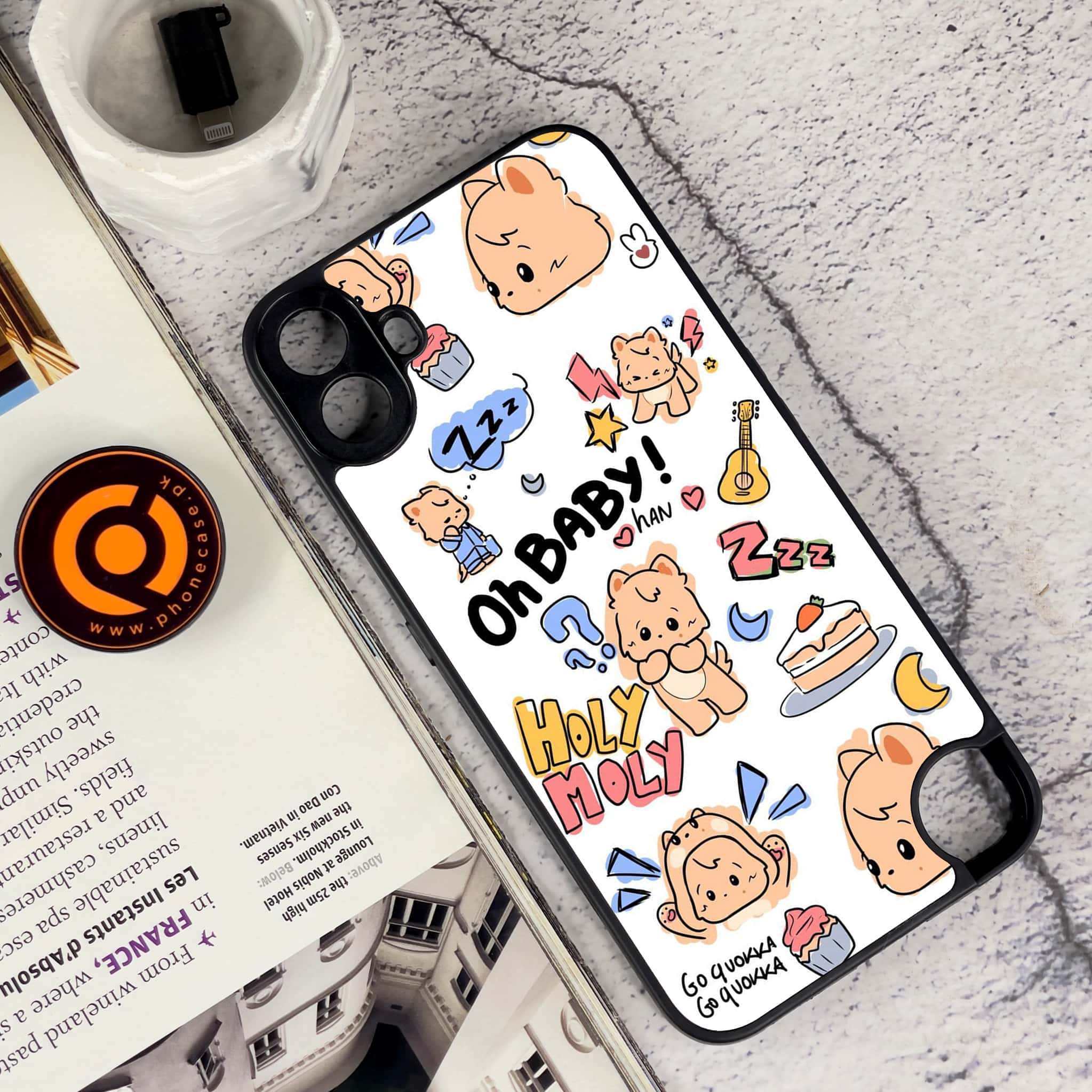 Nothing CMF Phone 1 - K-POP Army Case Series - Premium Metal Printed soft Bumper Shock Proof Case