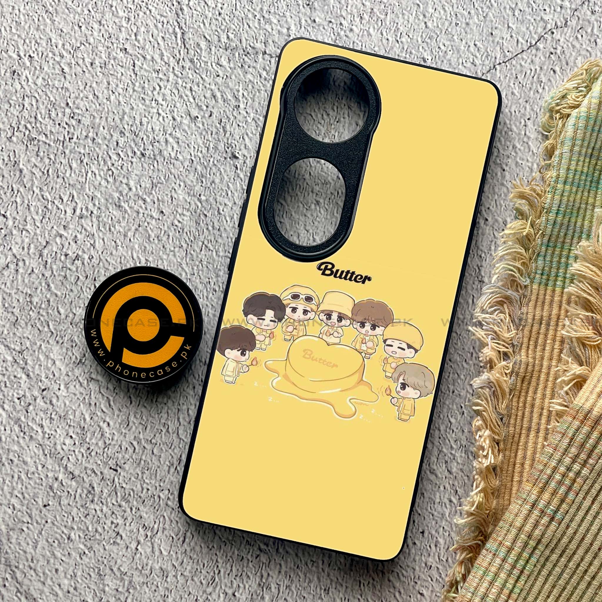 Vivo V40 Pro - K-POP Army Case Series - Premium Metal Printed soft Bumper shock Proof Case