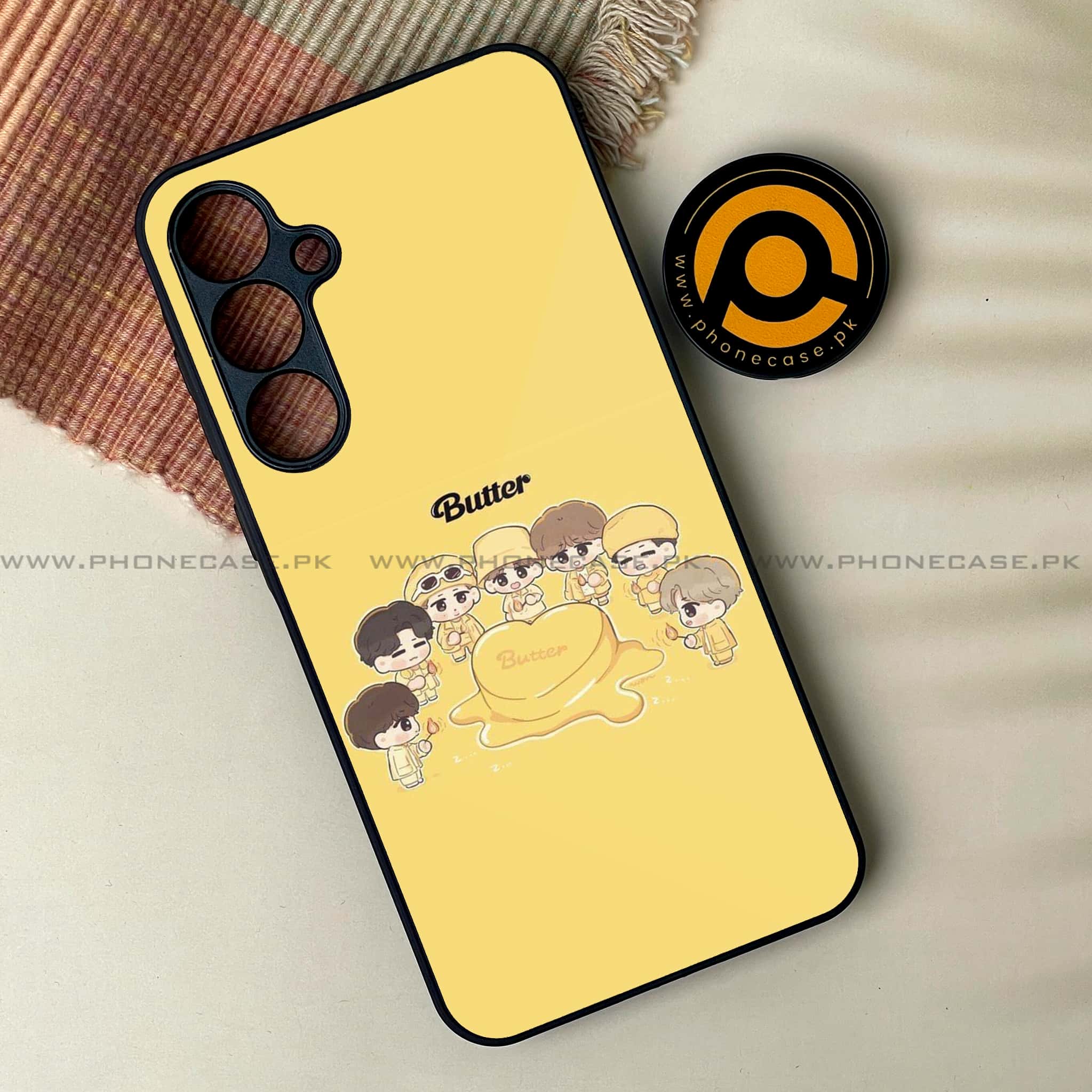 Samsung Galaxy A25 - K-POP Army Case Series - Premium Printed Glass soft Bumper shock Proof Case