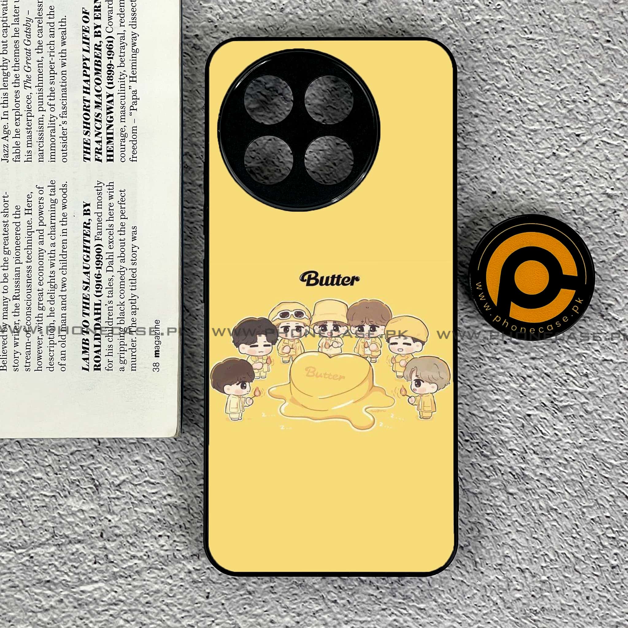OnePlus 13R - K-POP Army Case Series - Premium Printed Glass soft Bumper shock Proof Case