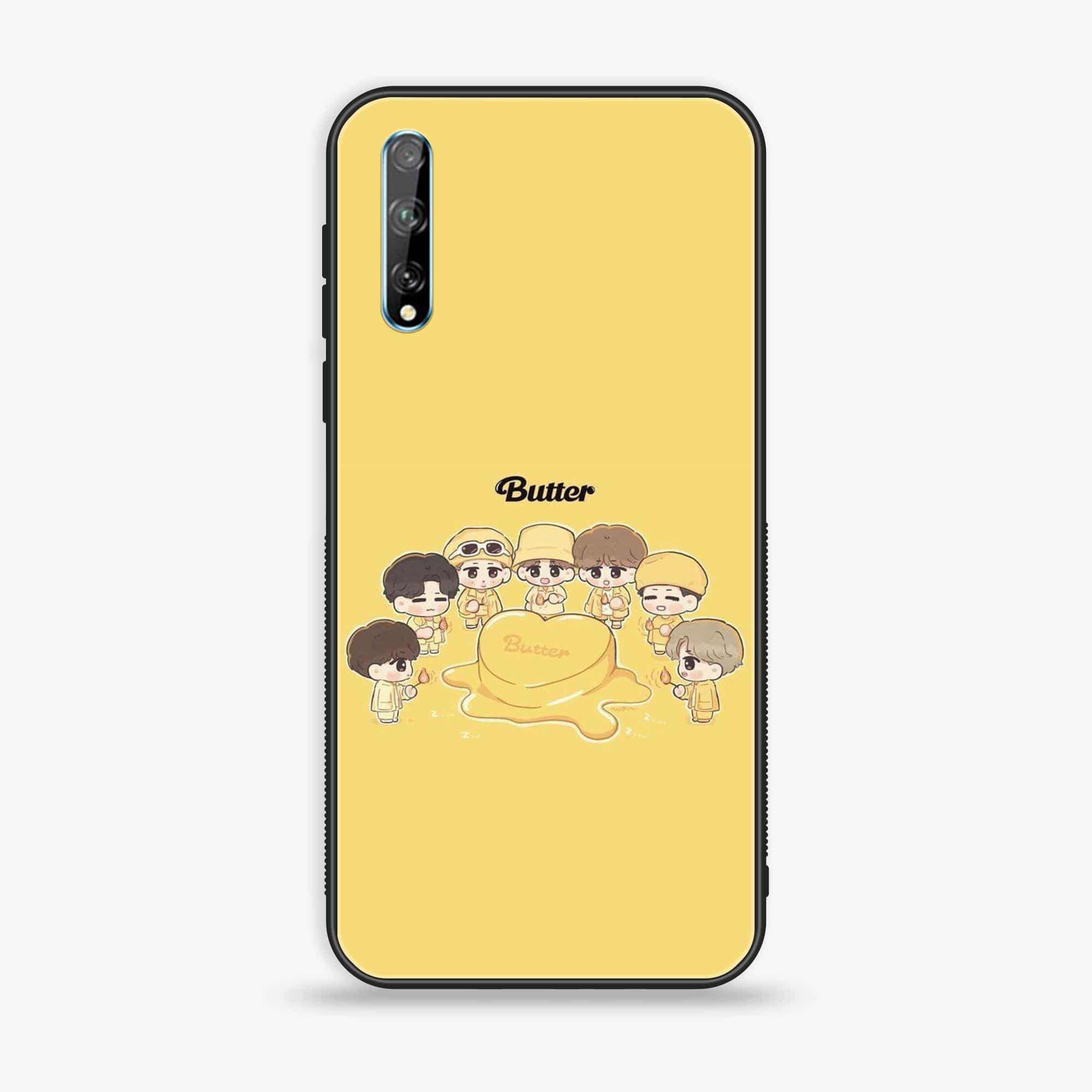 Huawei Y8p - K-POP Army Case Series - Premium Printed Glass soft Bumper shock Proof Case