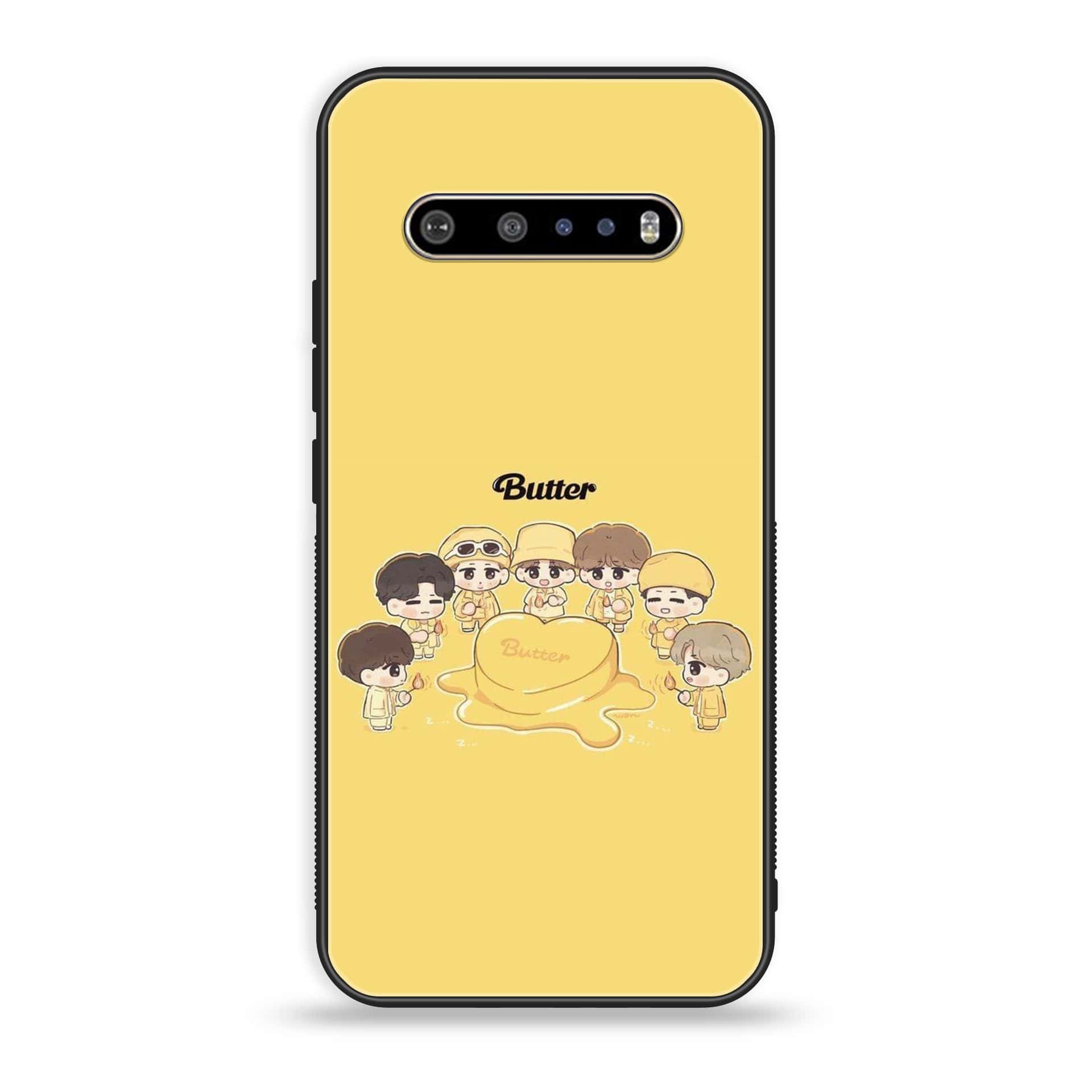 LG V60 K-POP Army Case Series Premium Printed Glass soft Bumper shock Proof Case