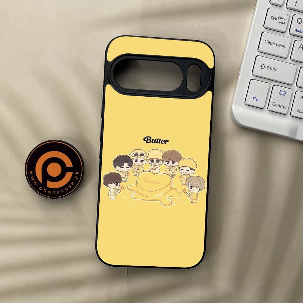 Google Pixel 10  - K-POP Army Case Series - Premium Metal Printed soft Bumper Shockof Case